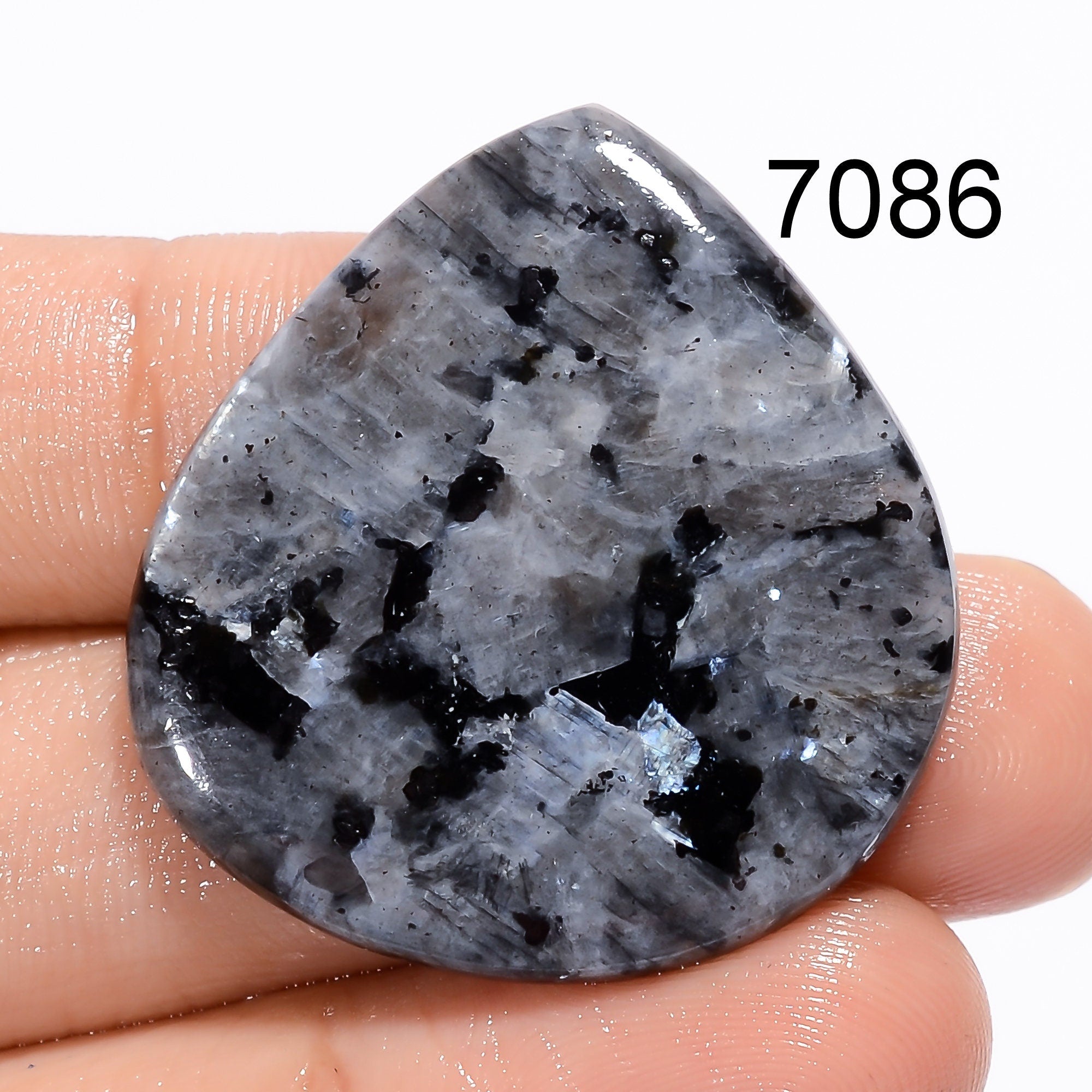 Larvakite Gemstone, Natural Designer Larvakite Jasper Cabochon, Loose Gemstone For Jewelry Making Supplies, Pendant Neck