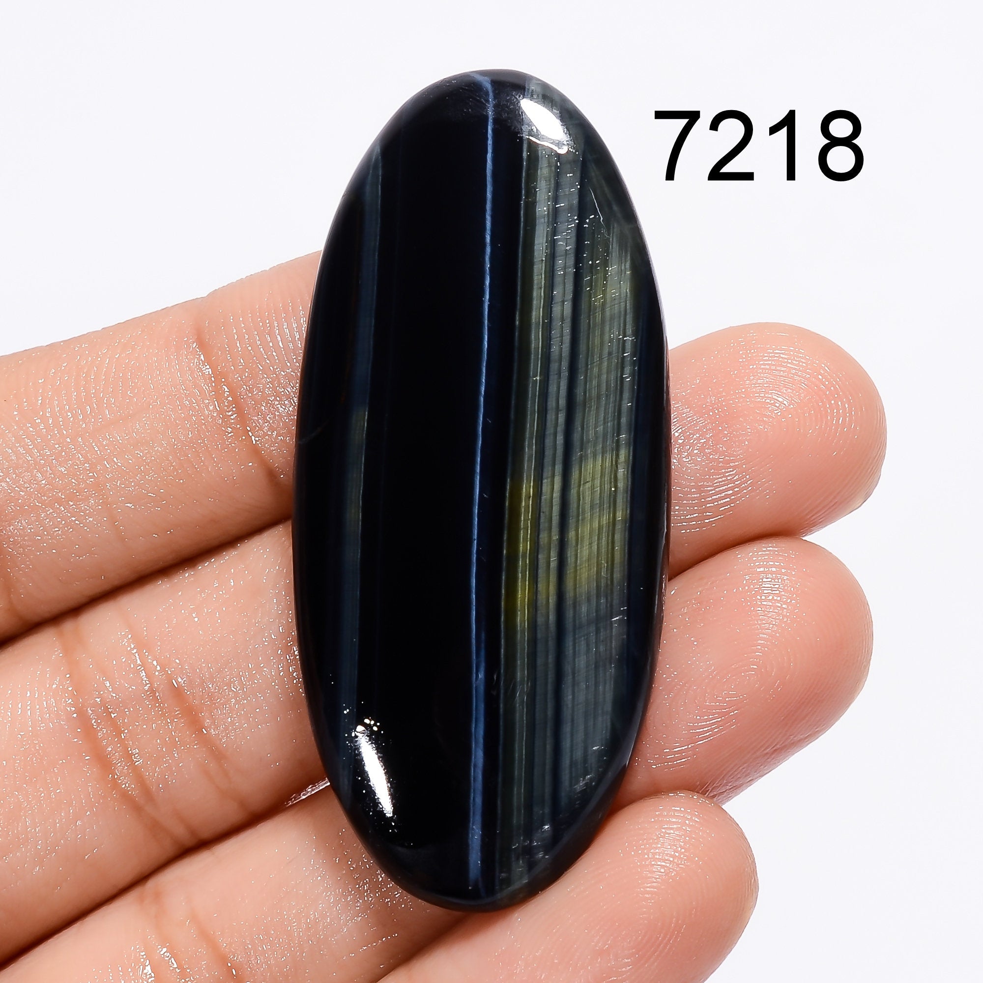 Blue Tiger Eye Gemstone Cabochon, Mix Shape Natural Blue Tiger Eye Cabochon, Loose Tiger Eye For Jewelry Making Supply, 