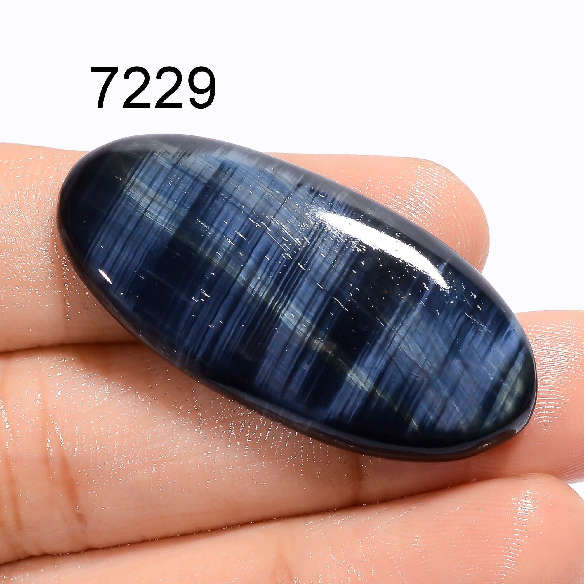 Blue Tiger Eye Gemstone Cabochon, Mix Shape Natural Blue Tiger Eye Cabochon, Loose Tiger Eye For Jewelry Making Supply, 