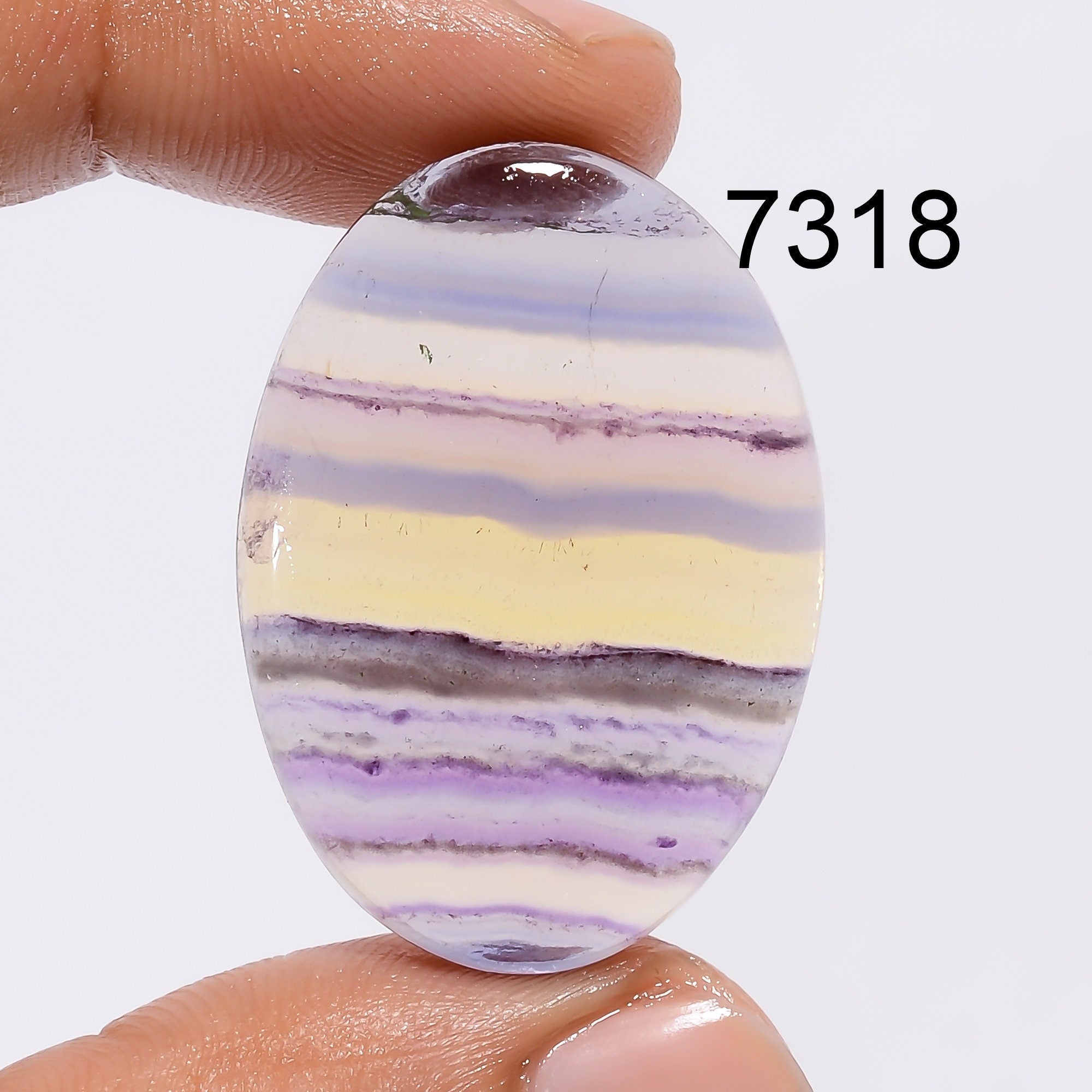 Natural Rainbow Fluorite Gemstone Cabochon, Mix Shape Jewelry Making Supply.