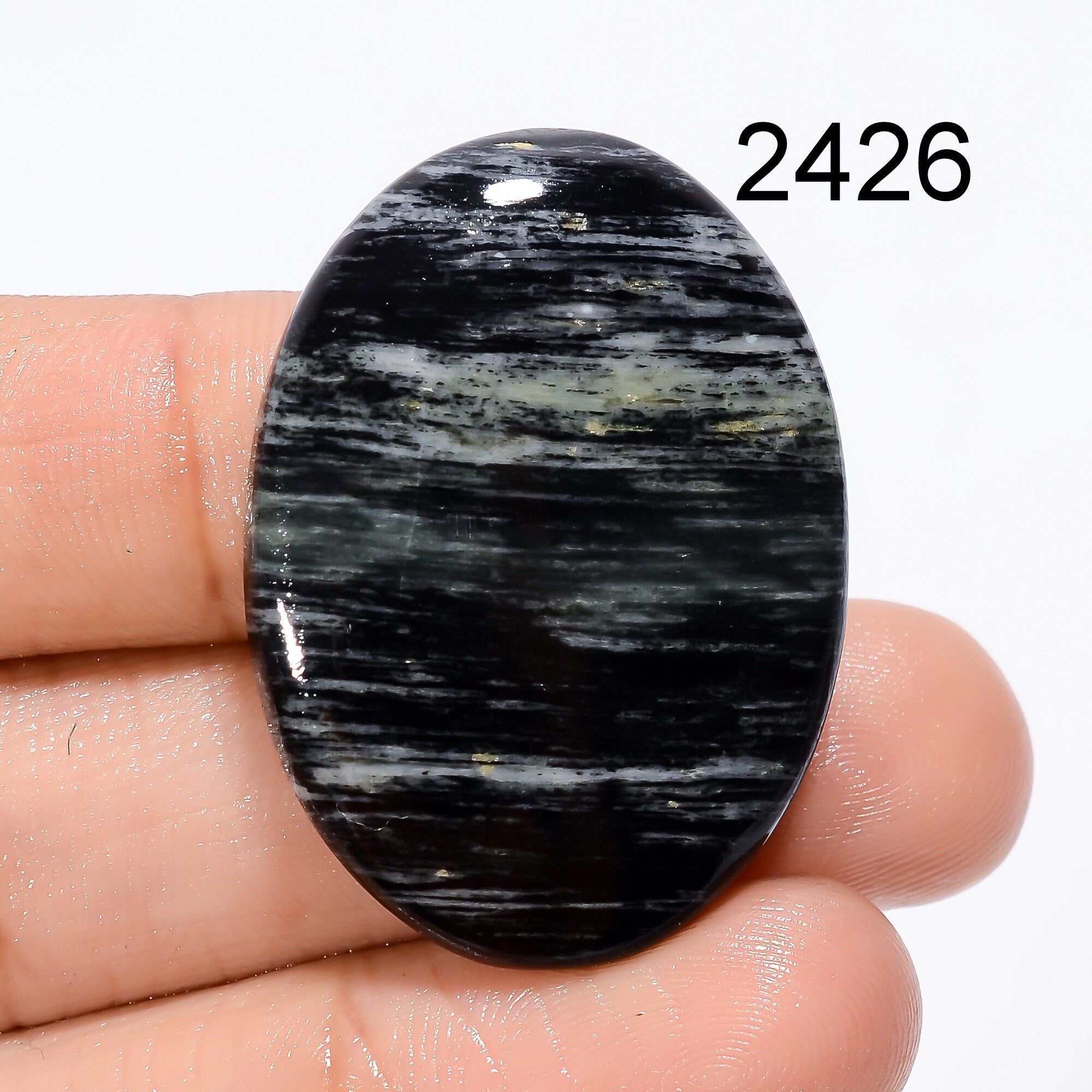 Natural Silver Leaf Jasper, AAA+ Quality Rare Loose Jasper Gemstone, Natural Leaf Jasper Cabochon, Rare Jasper Stone For