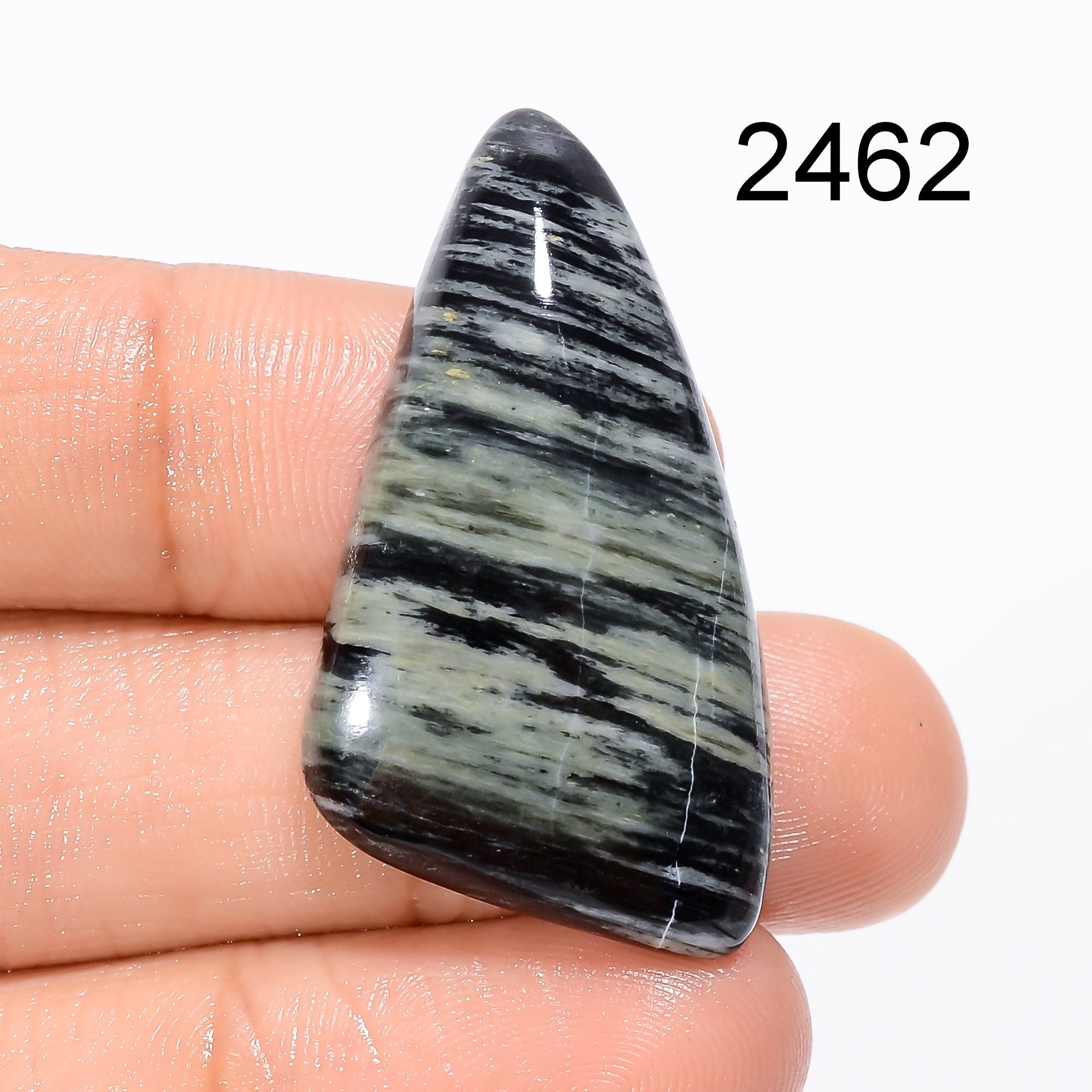 Natural Silver Leaf Jasper, AAA+ Quality Rare Loose Jasper Gemstone, Natural Leaf Jasper Cabochon, Rare Jasper Stone For - image 10