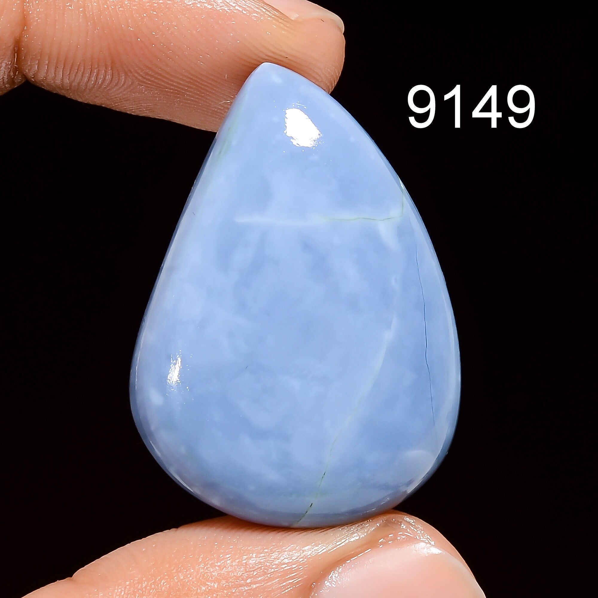 Natural Owyhee Blue Opal Cabochon: AAA Grade  Mix Shape Smooth Gemstone - image 3