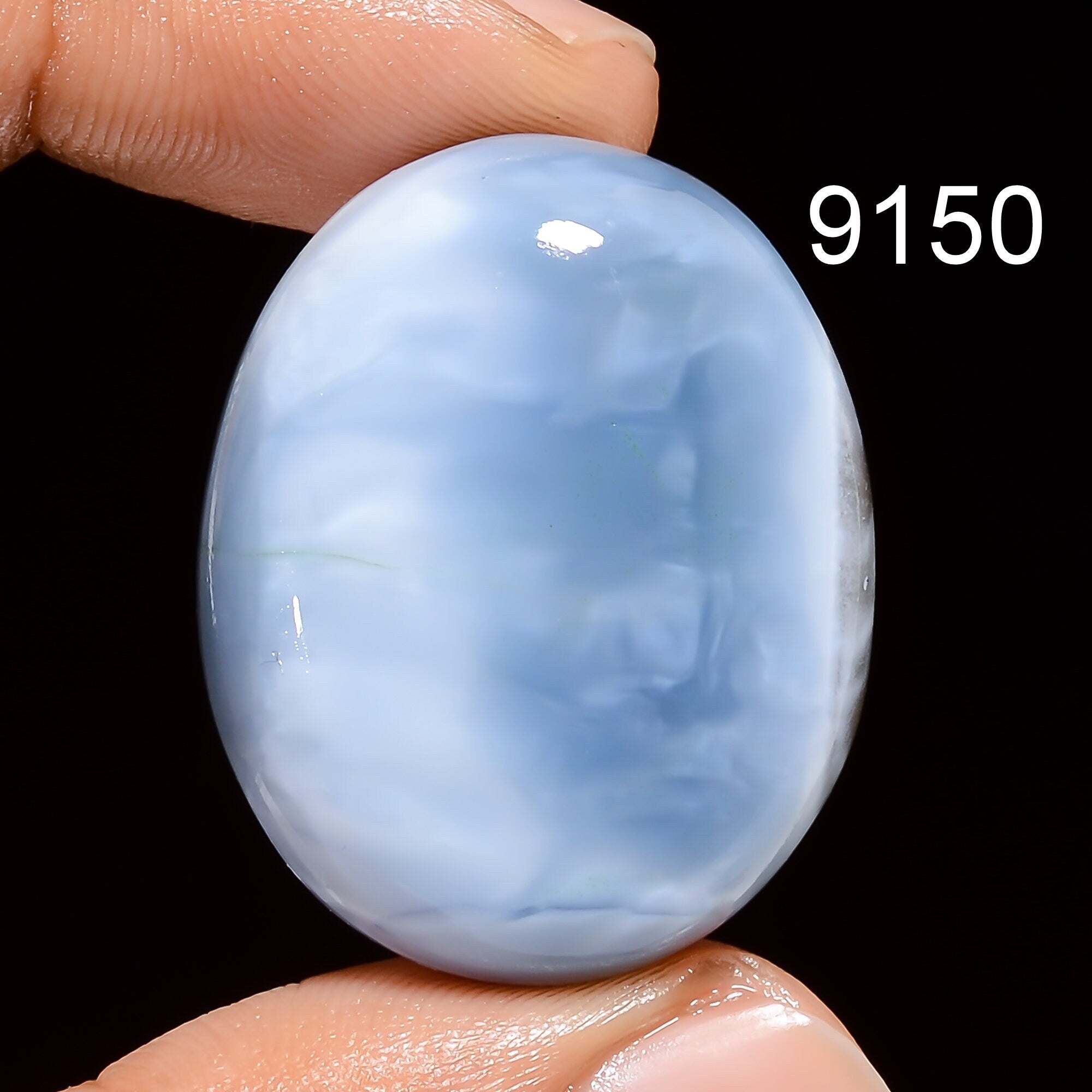 Natural Owyhee Blue Opal Cabochon: AAA Grade  Mix Shape Smooth Gemstone - image 4