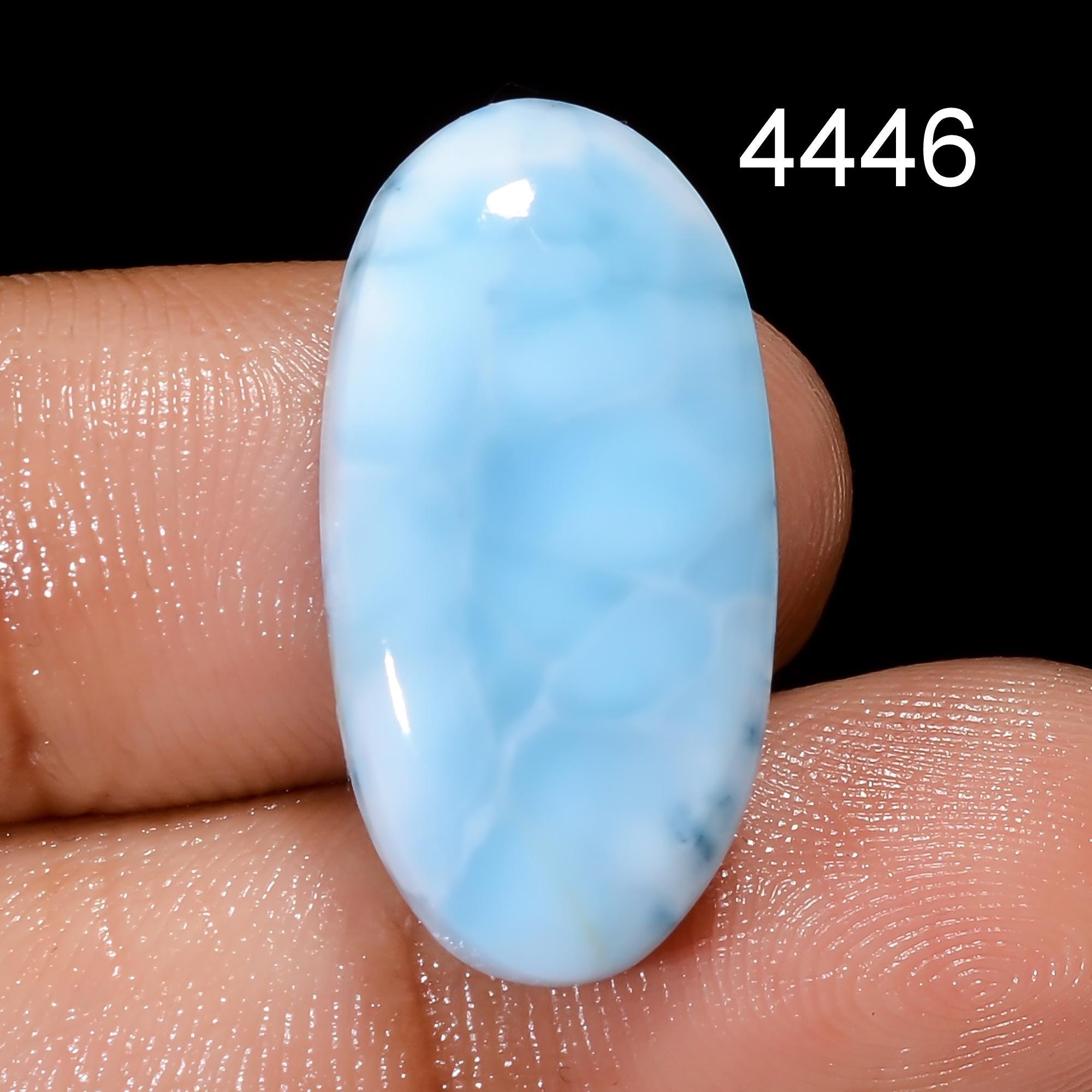 Natural Larimar Gemstone, Designer Larimar Cabochon Crystal, DIY-ART-CRAFTS Pendant Necklace Jewelry making supply, Birt