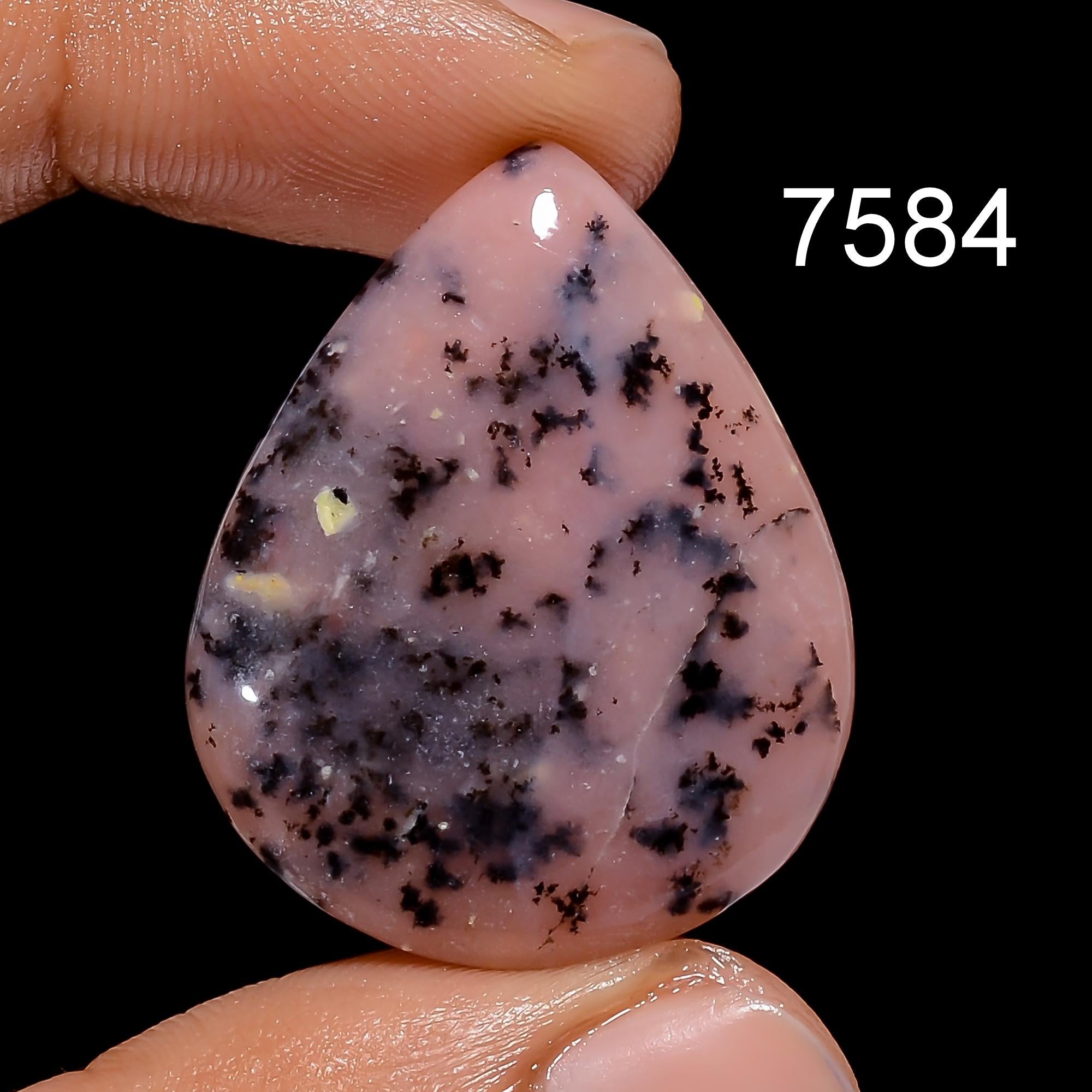 Natural Pink Opal Gemstone Cabochon, Designer Healing Pink Opal Cabochon, AAA Quality Loose Pink Opal Birthstone For Jew