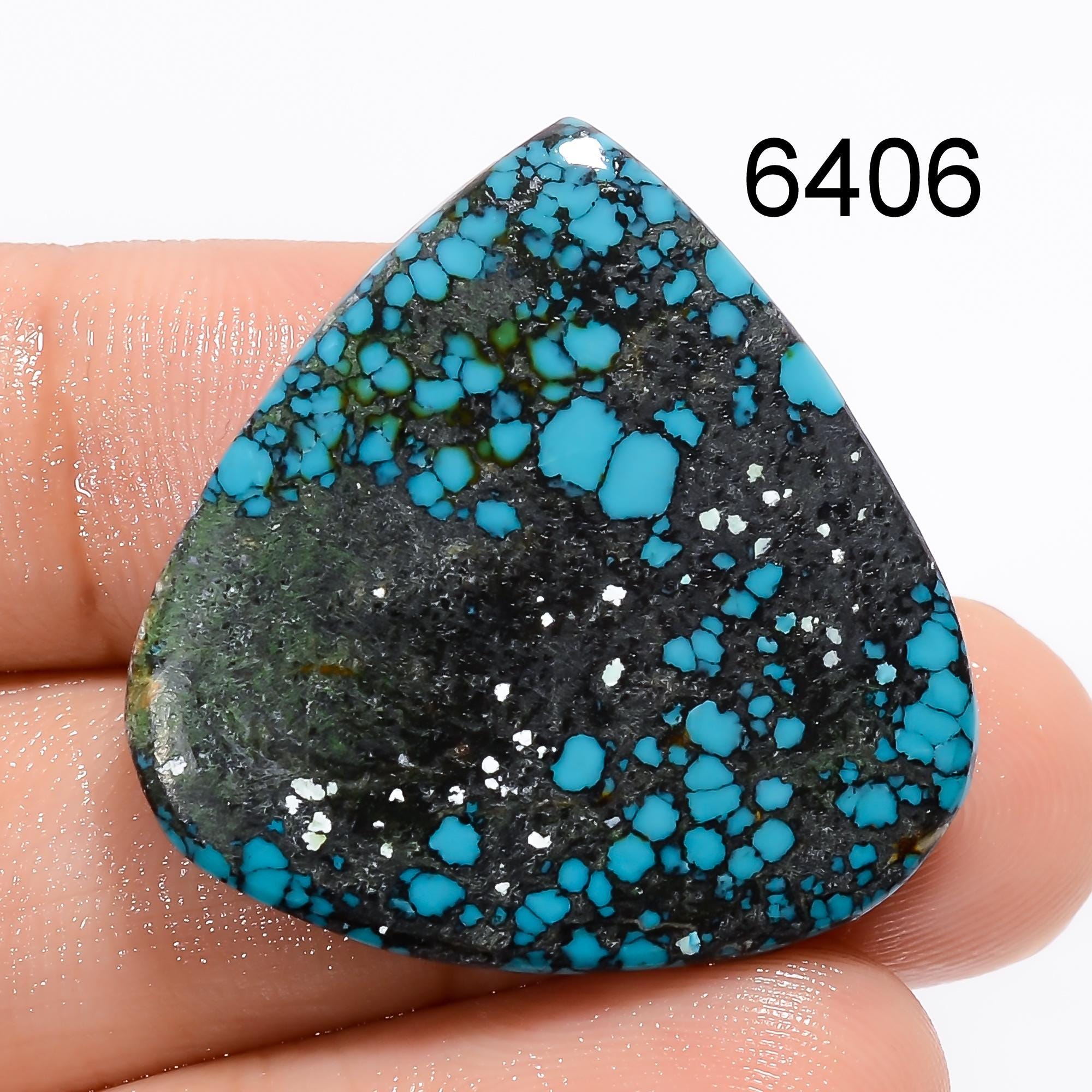 AAA Tibetan Turquoise Cabochon Mix Shape Loose Natural Gemstone For Jewelry Making