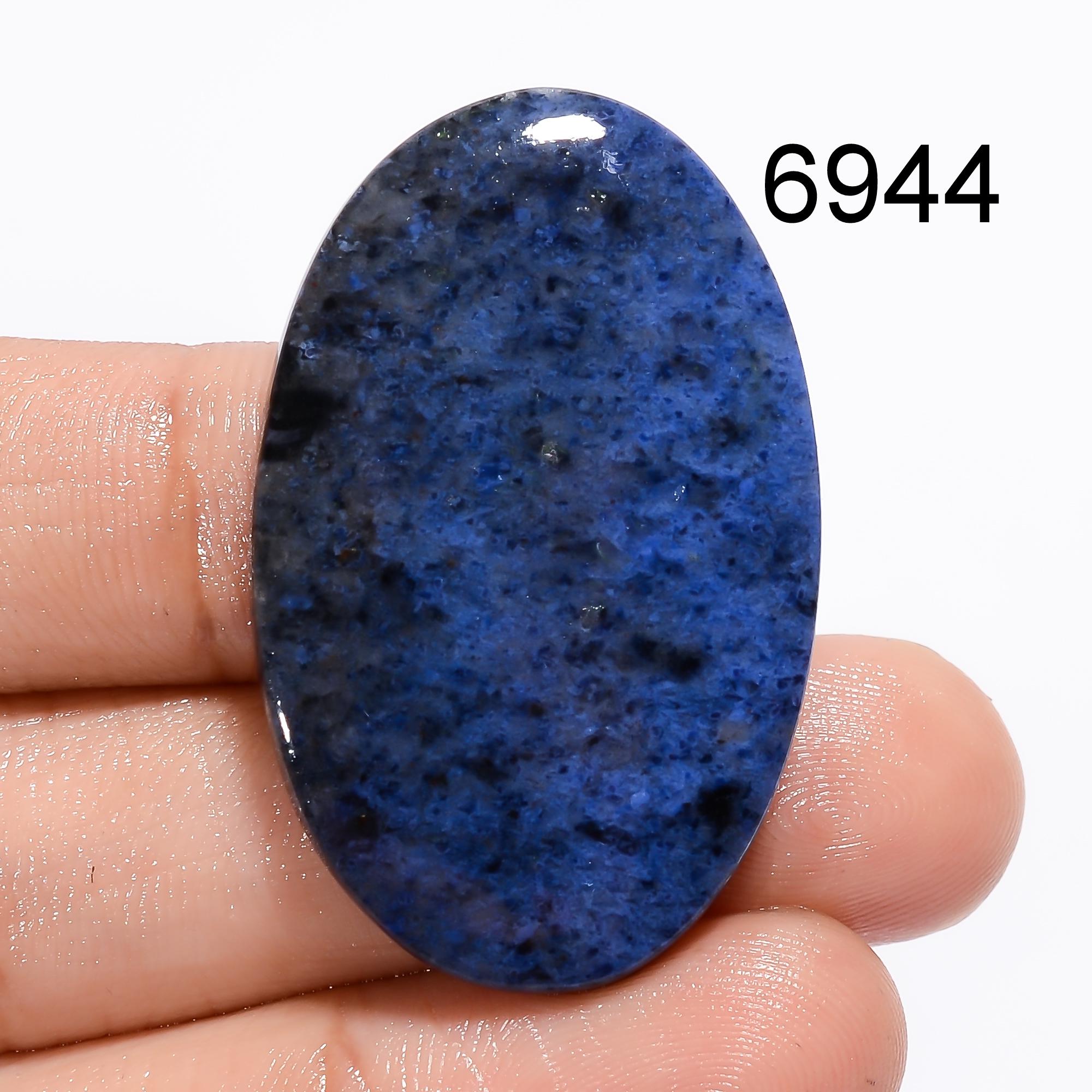 Natural Dumortierite Gemstone, Loose Cabochon For Jewelry Making Supply - image 3
