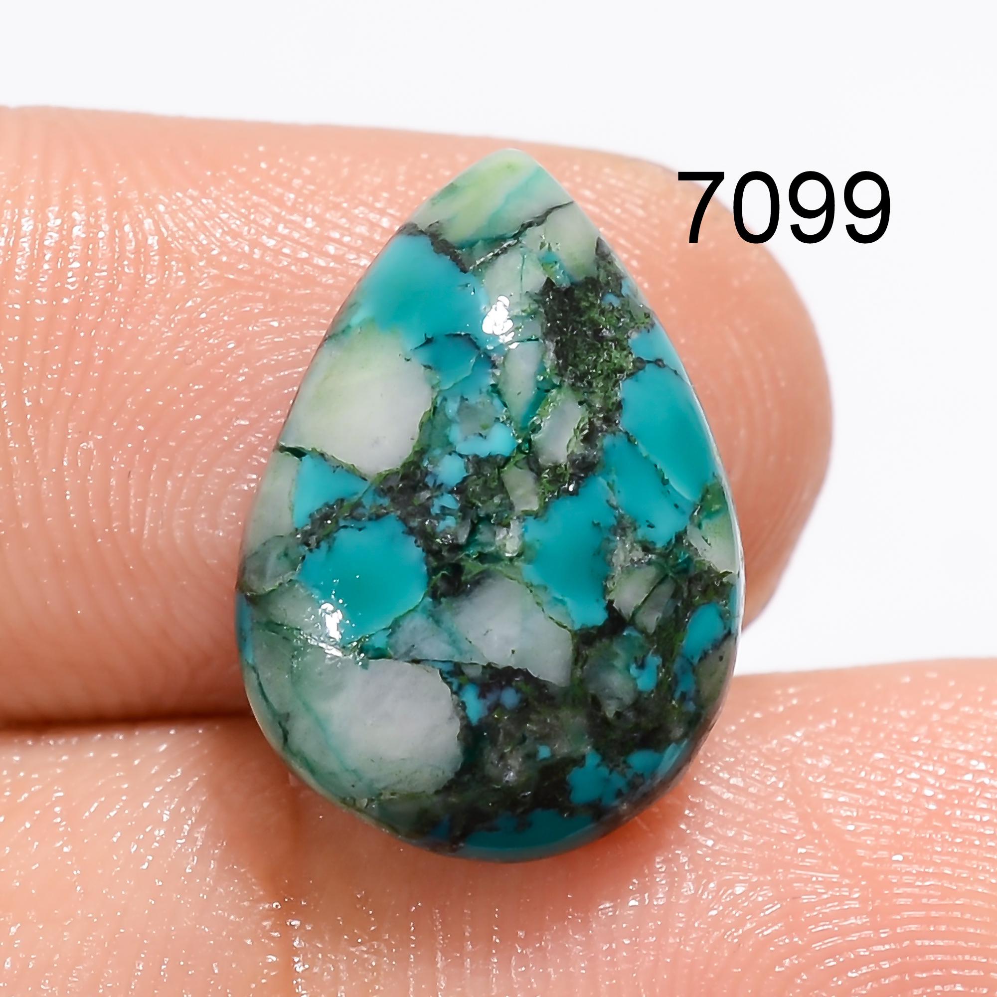 AAA Tibetan Turquoise Cabochon: Natural Gemstone for Jewelry Making - image 6