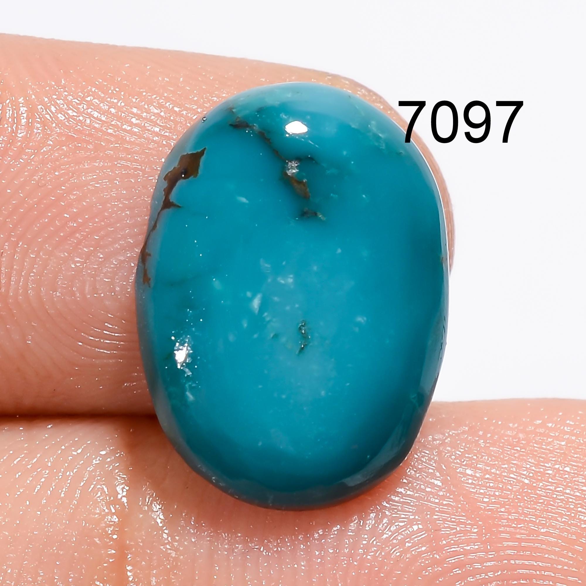 AAA Tibetan Turquoise Cabochon: Natural Gemstone for Jewelry Making - image 4