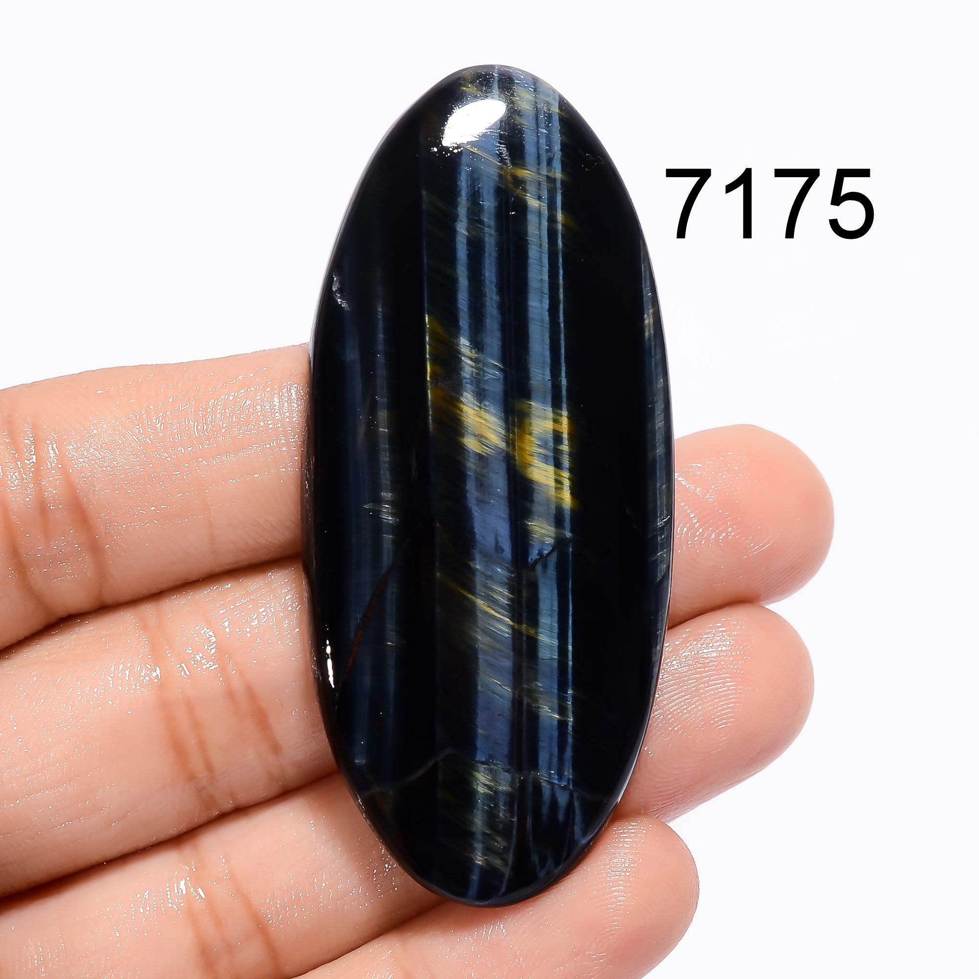 Blue Tiger Eye Gemstone Cabochon, Mix Shape Natural Blue Tiger Eye Cabochon, Loose Tiger Eye For Jewelry Making Supply,  - image 4