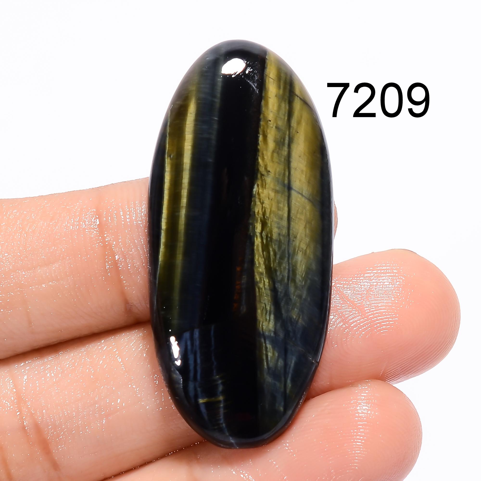 AAA Blue Tiger Eye Gemstone Cabochon: Mix Shape Loose Stone - image 3