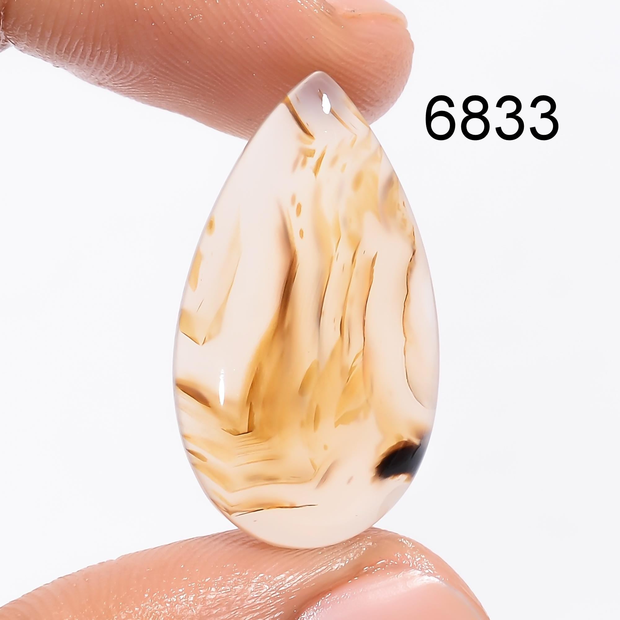 Natural Montana Agate Pendant Cabochon, Multi Color Gemstone For Jewelry Making - image 5