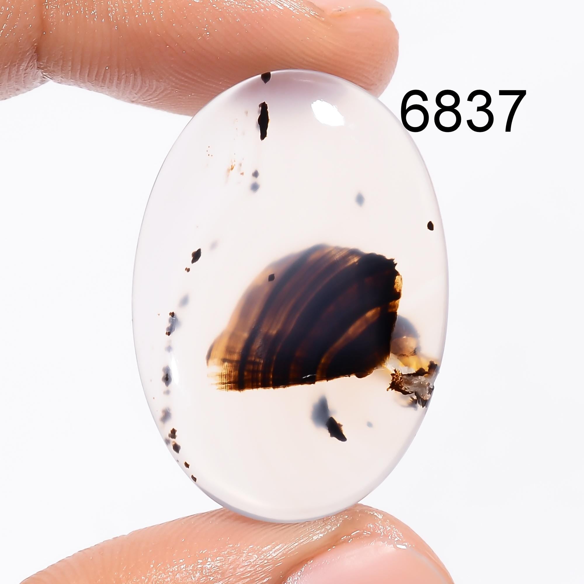 Natural Montana Agate Pendant, Multi Color Gemstone For Jewelry Making