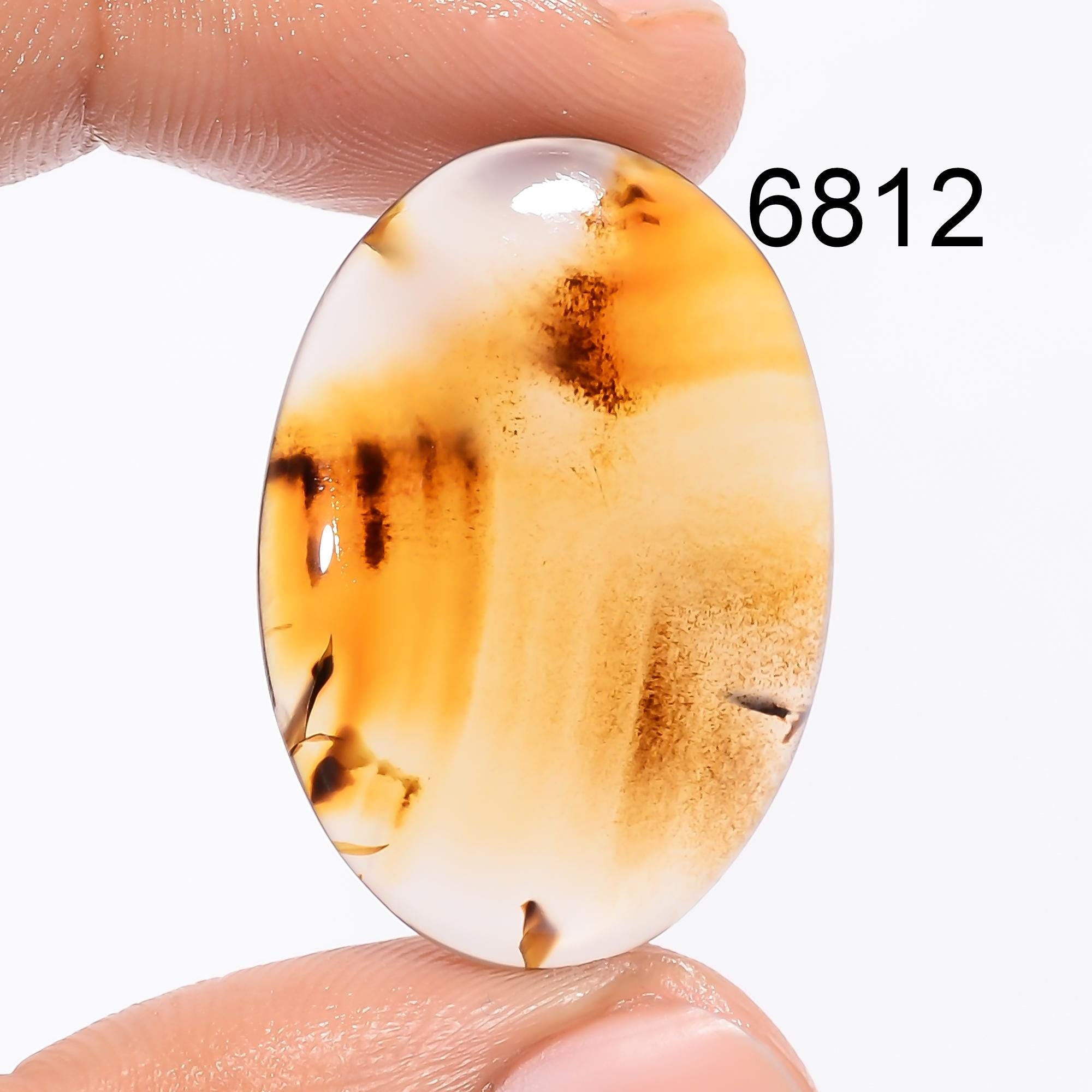Multi Color Montana Agate Gemstone Cabochon, AAA Quality - image 3