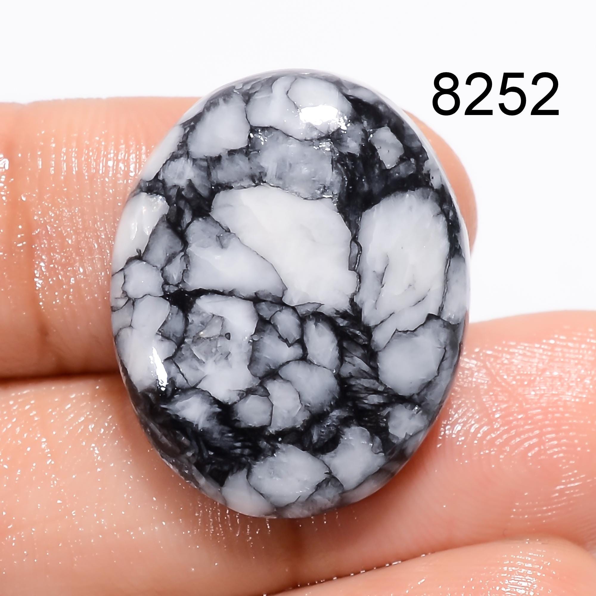 Natural Pinolith Jasper Cabochon, Norway Gemstone, Jewelry Making - image 3