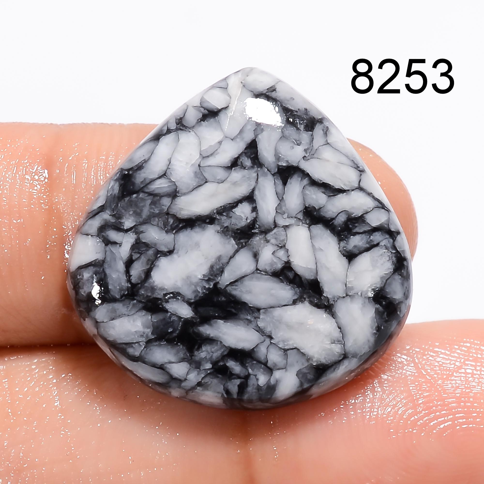 Natural Pinolith Jasper Cabochon, Norway Gemstone, Jewelry Making - image 4