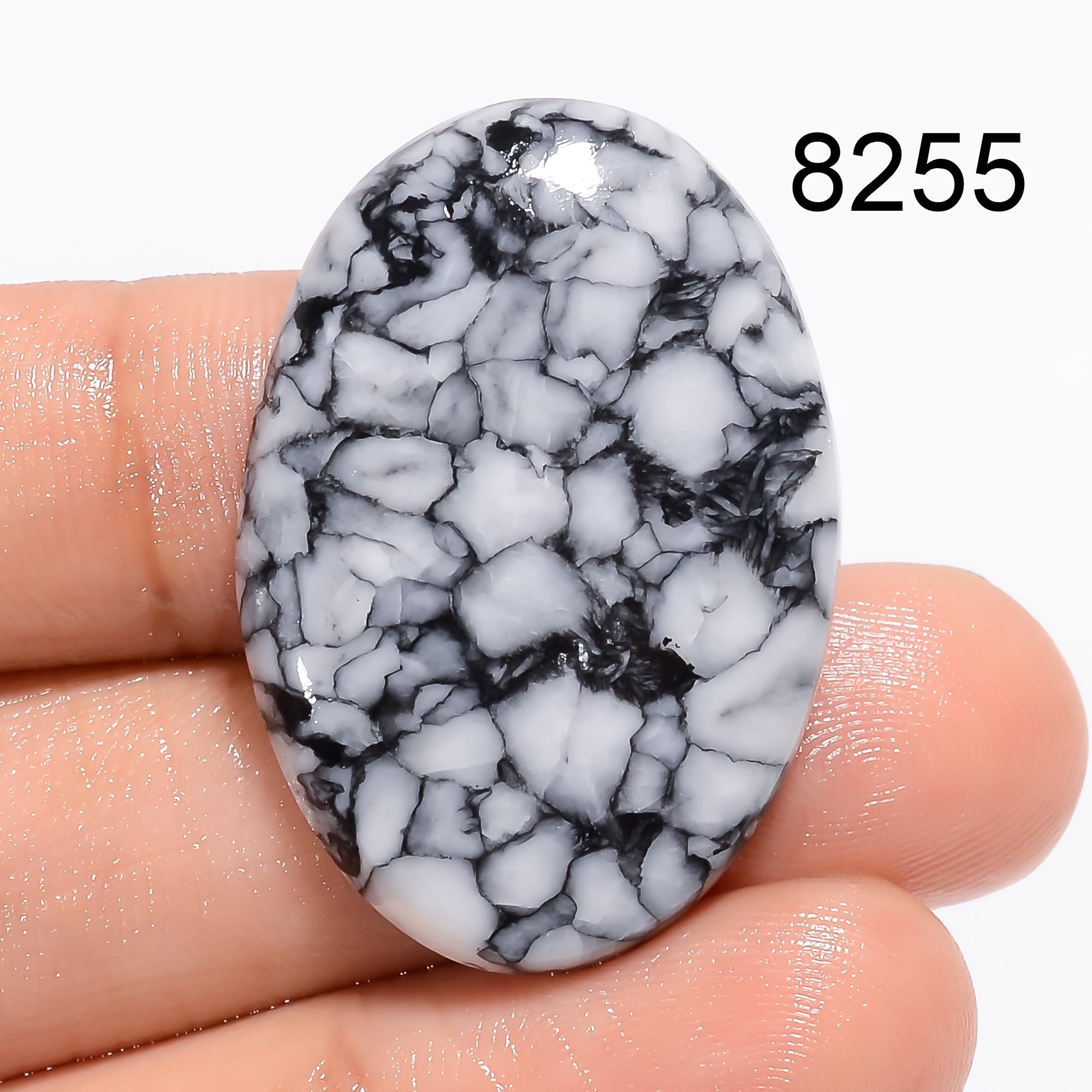 Natural Pinolith Jasper Cabochon, Norway Gemstone, Jewelry Making - image 6