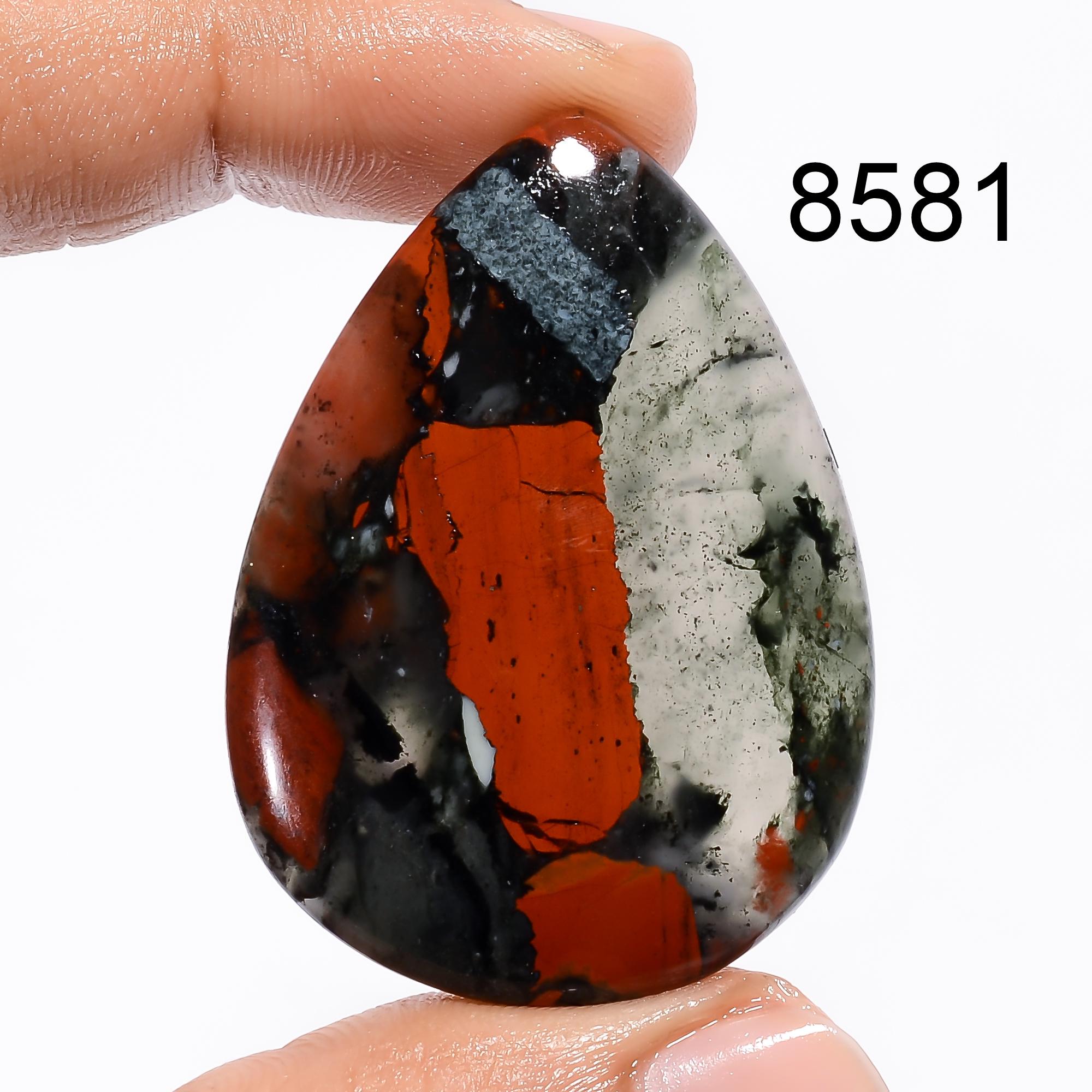 African Bloodstone Gemstone, Natural Loose Cabochon, Rare Stone For pendent Jewelry DIY-ART-CRAFT