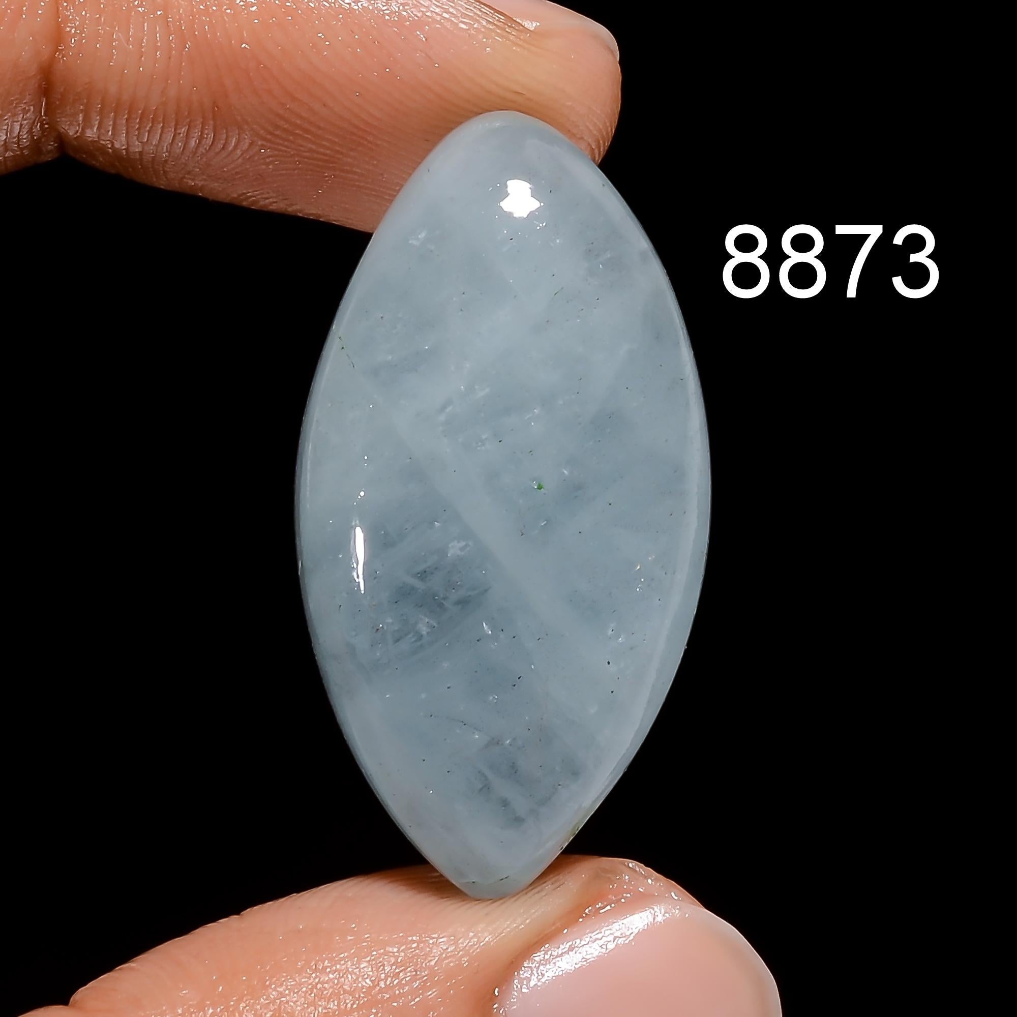 Natural Aquamarine Cabochon Gemstone, Mix Shape Loose Stone. - image 2