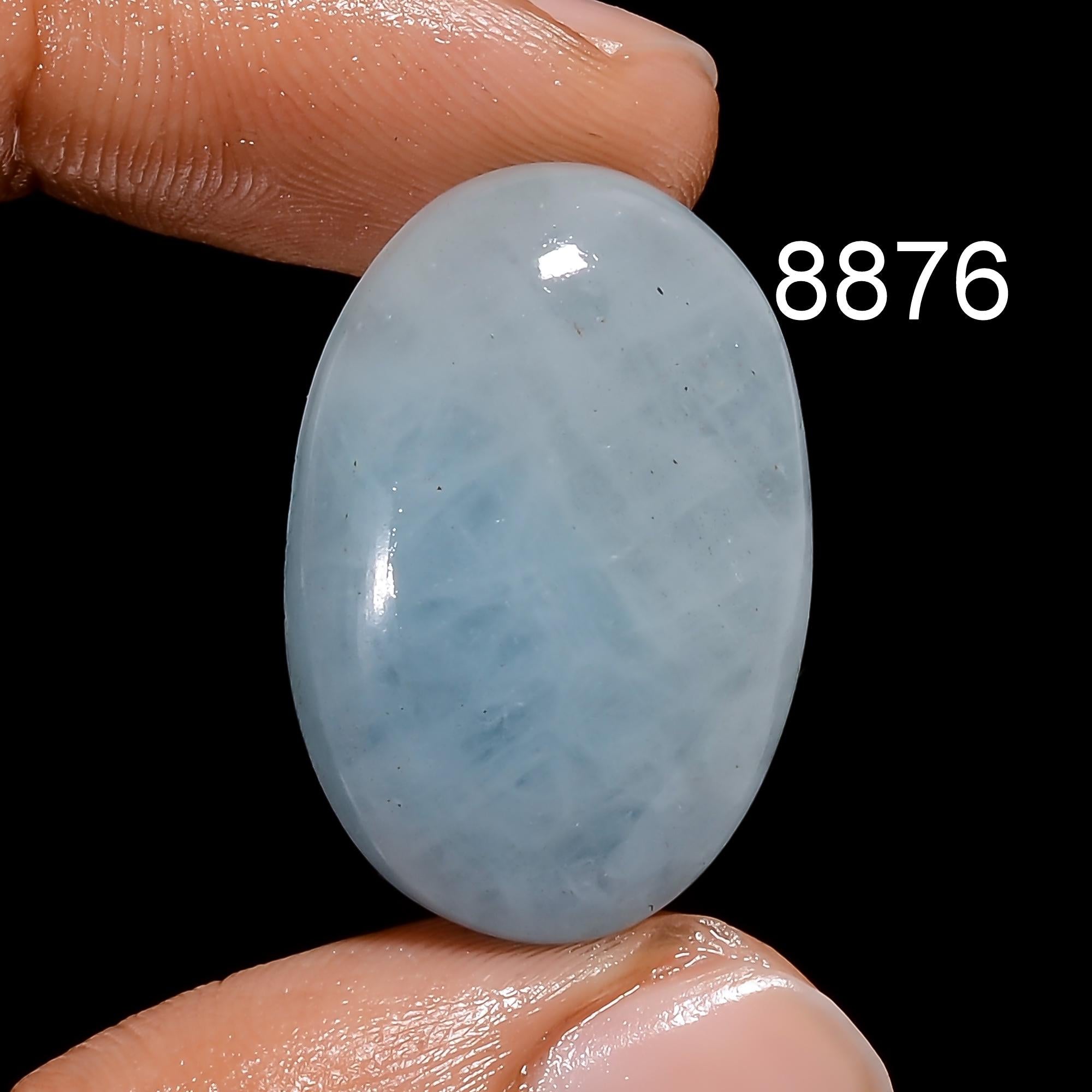 Natural Aquamarine Cabochon Gemstone, Mix Shape Loose Stone. - image 4