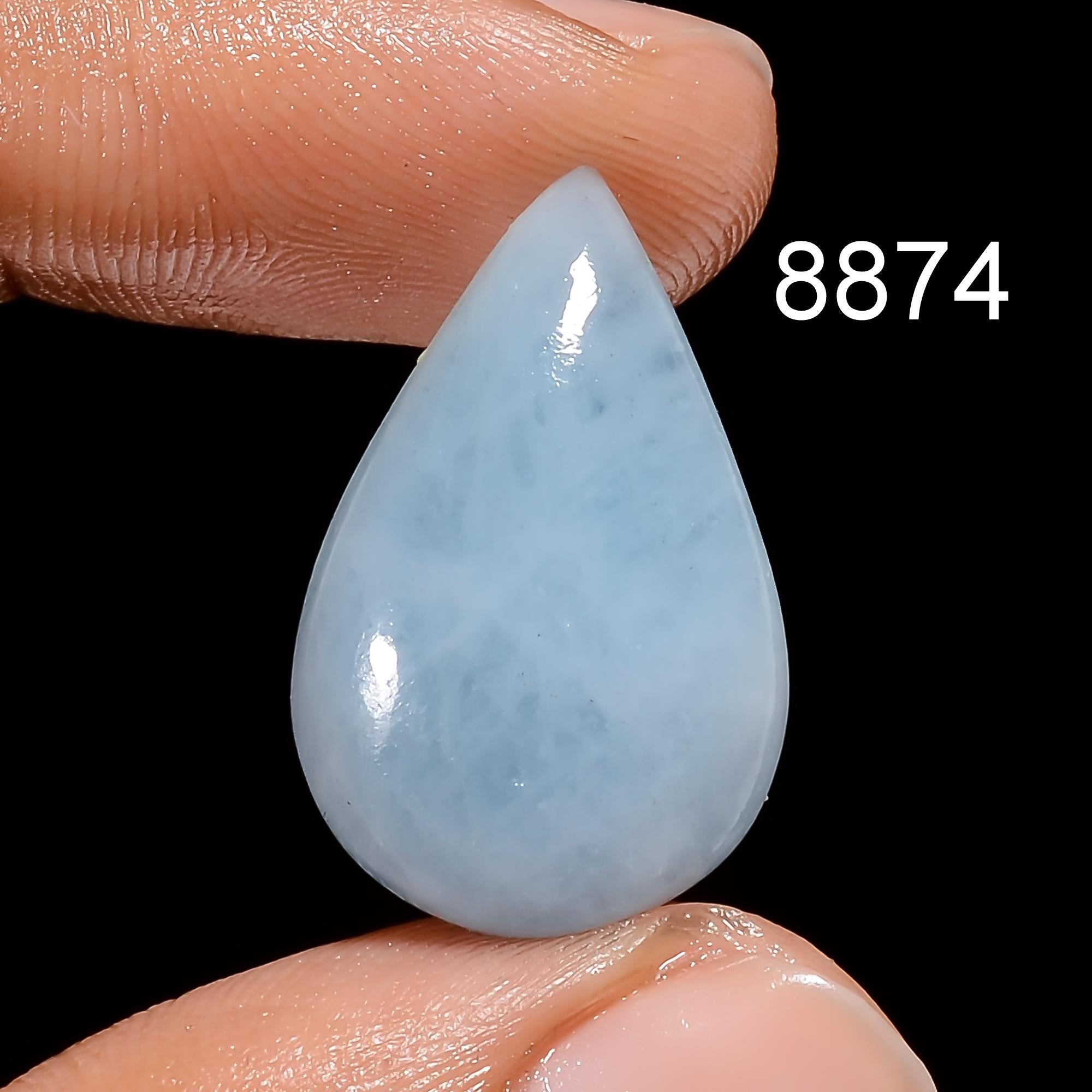 Natural Aquamarine Cabochon Gemstone, Mix Shape Loose Stone. - image 3