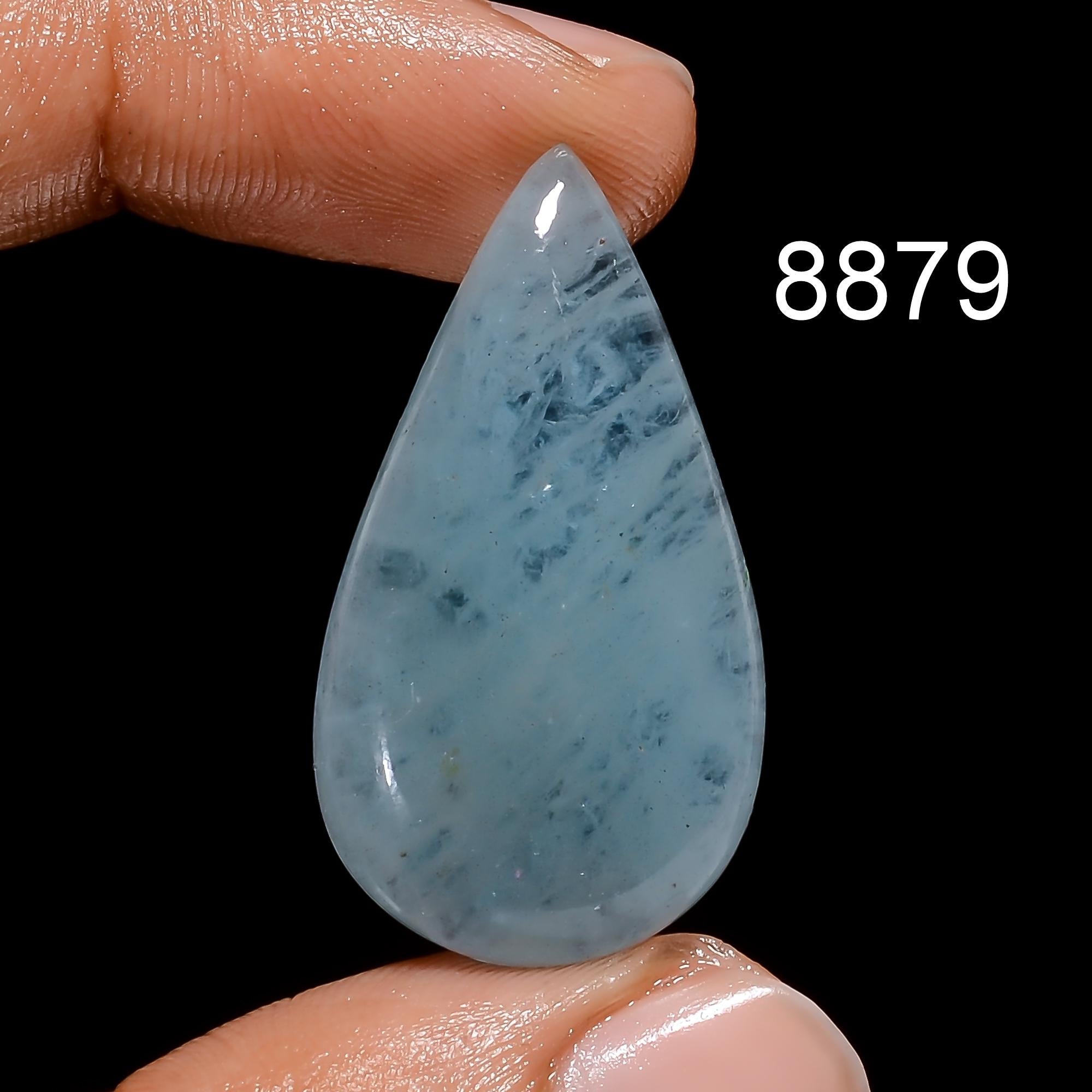 Natural Aquamarine Cabochon Gemstone, Mix Shape Loose Stone. - image 7