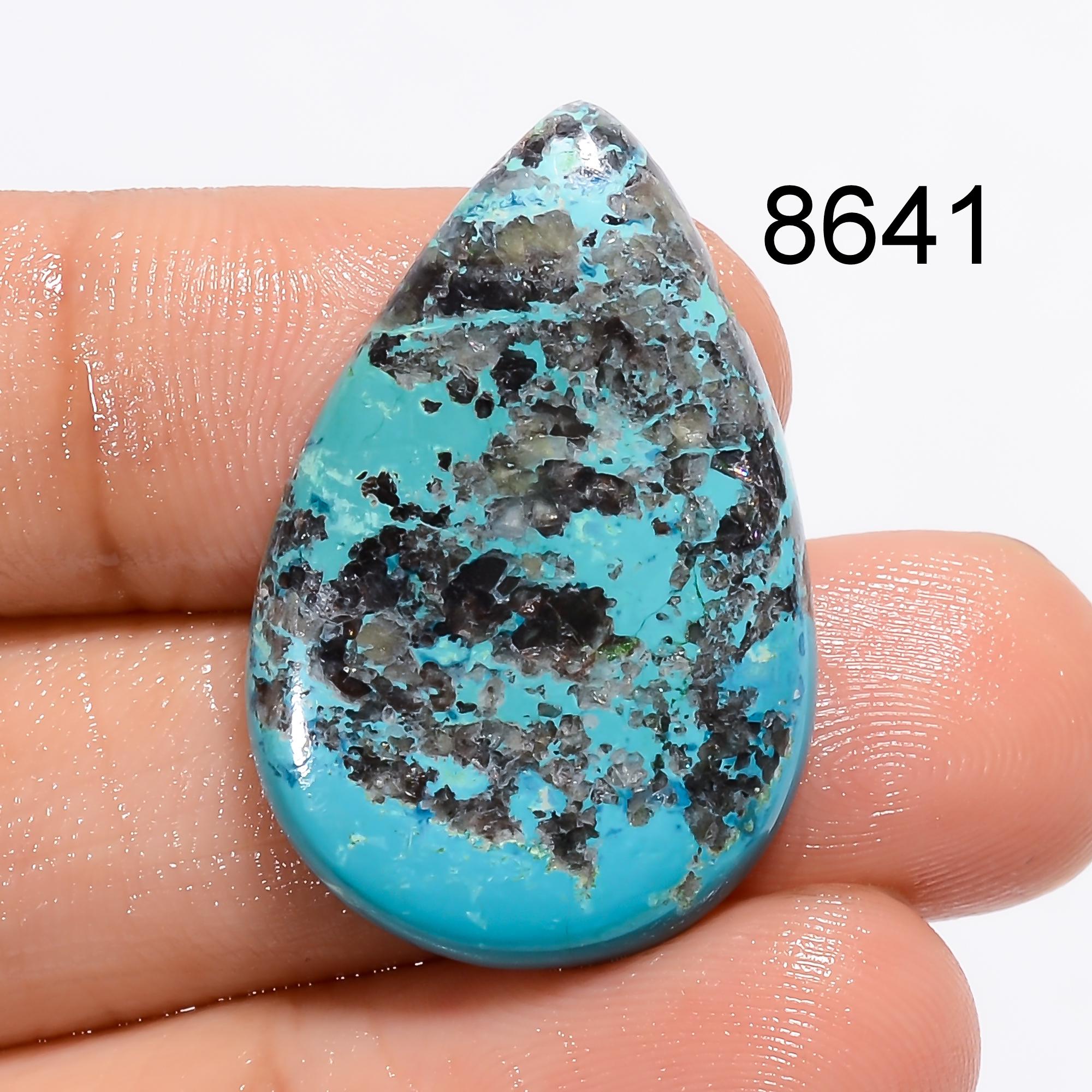 Natural Blue Shattuckite Cabochon, Mix Shape Loose Pendant Gemstone, AAA Quality For Jewelry Making