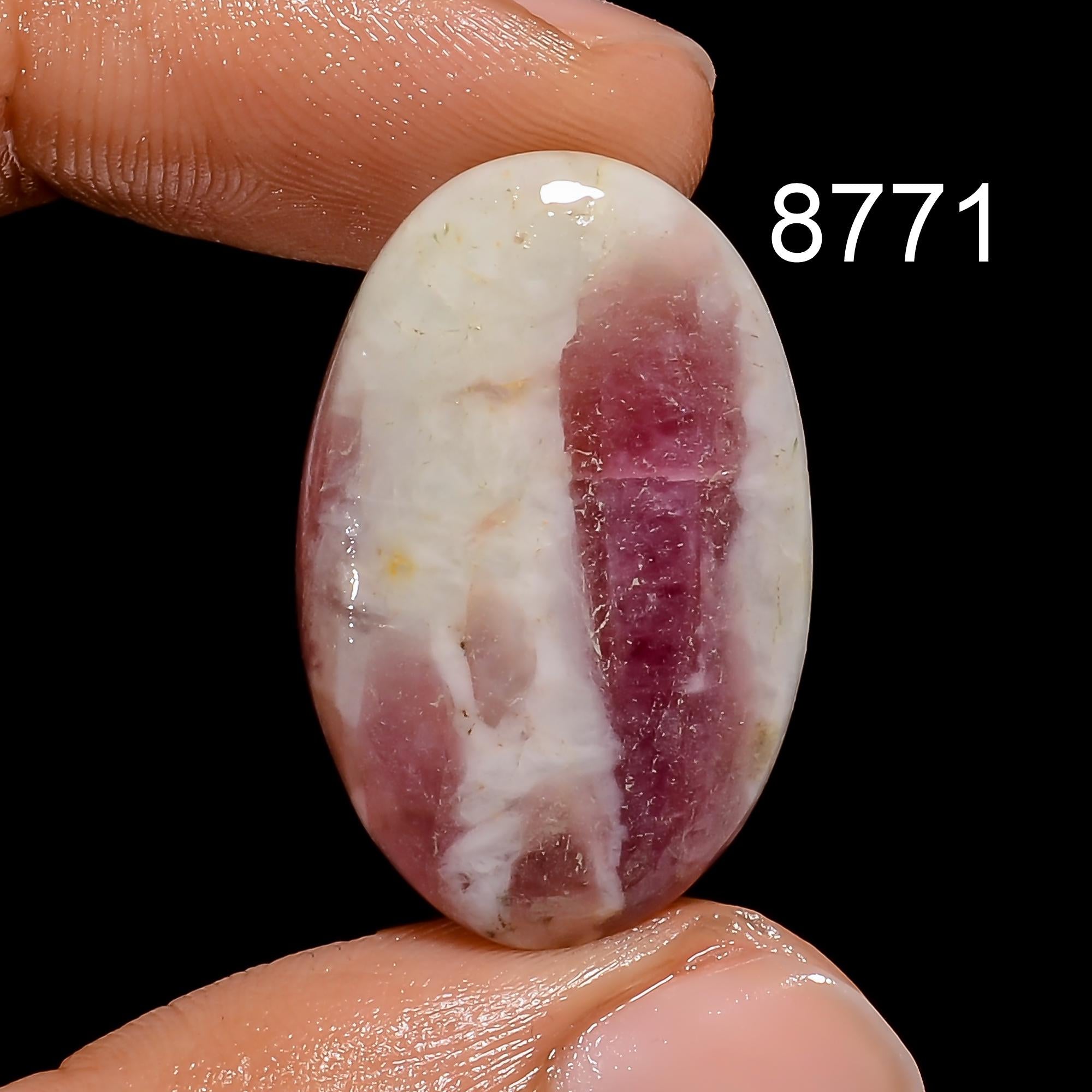Natural Pink Tourmaline Quartz Gemstone, Mix Shape Pink Tourmaline Cabochon, Tourmaline Loose Gemstone Cabochon For Jewe