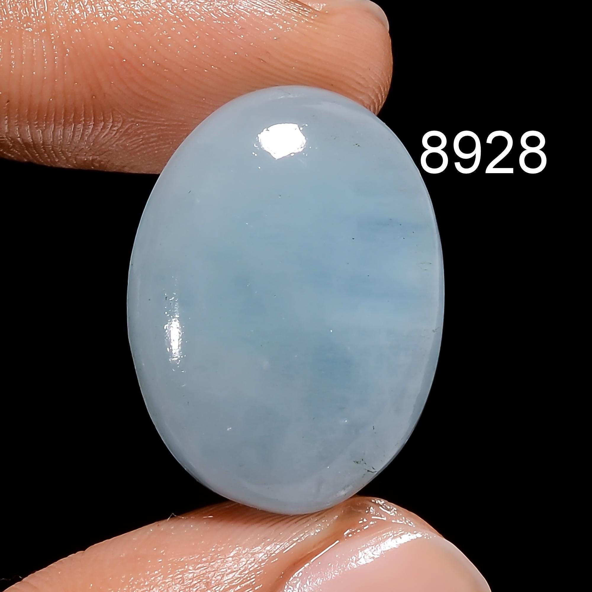 Natural Blue Aquamarine Gemstone, Oval Blue Flashy Aquamarine Cabochon, Loose Gemstone Cabochon For pendent Jewelry Maki