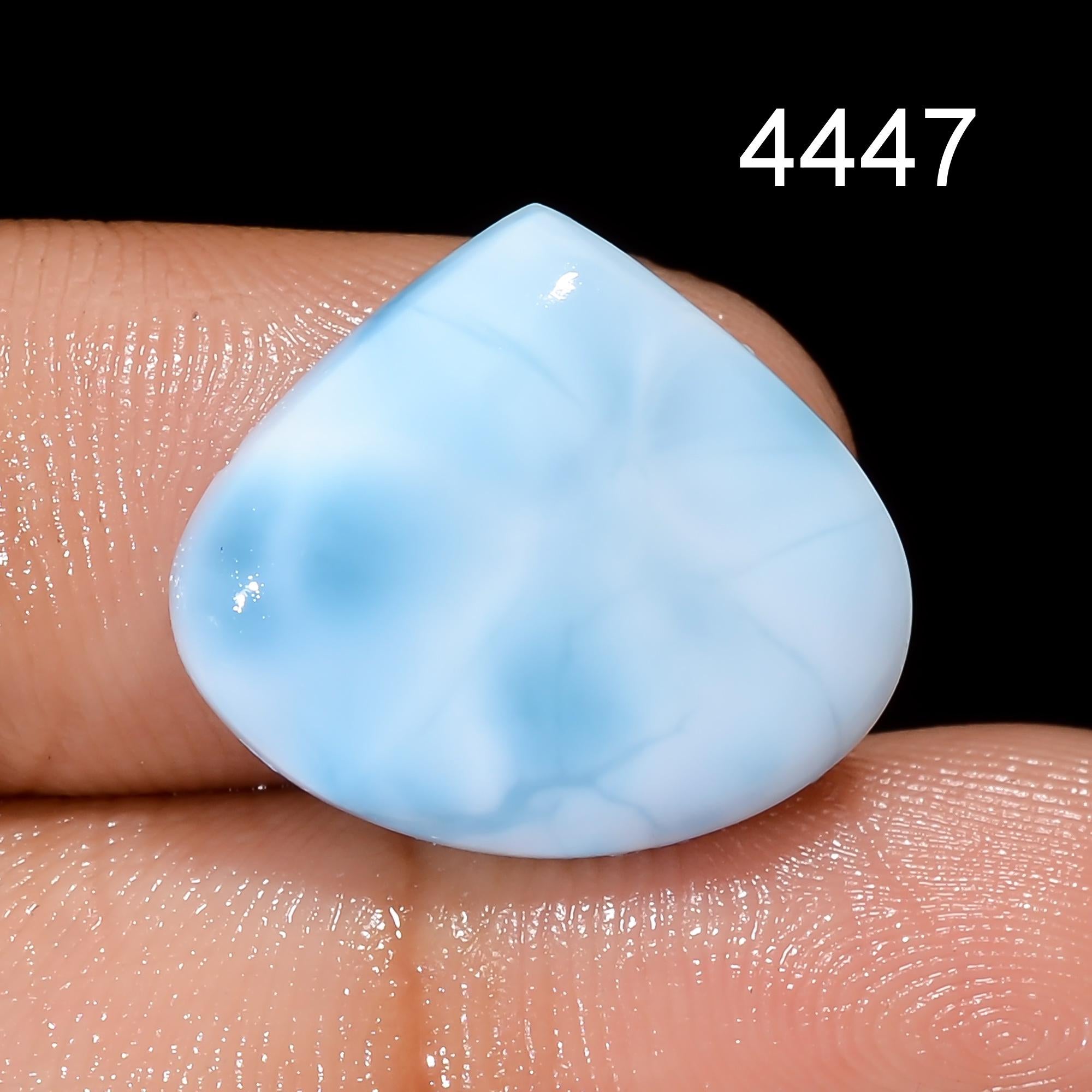 Natural Larimar Gemstone, Designer Larimar Cabochon Crystal, DIY-ART-CRAFTS Pendant Necklace Jewelry making supply, Birt
