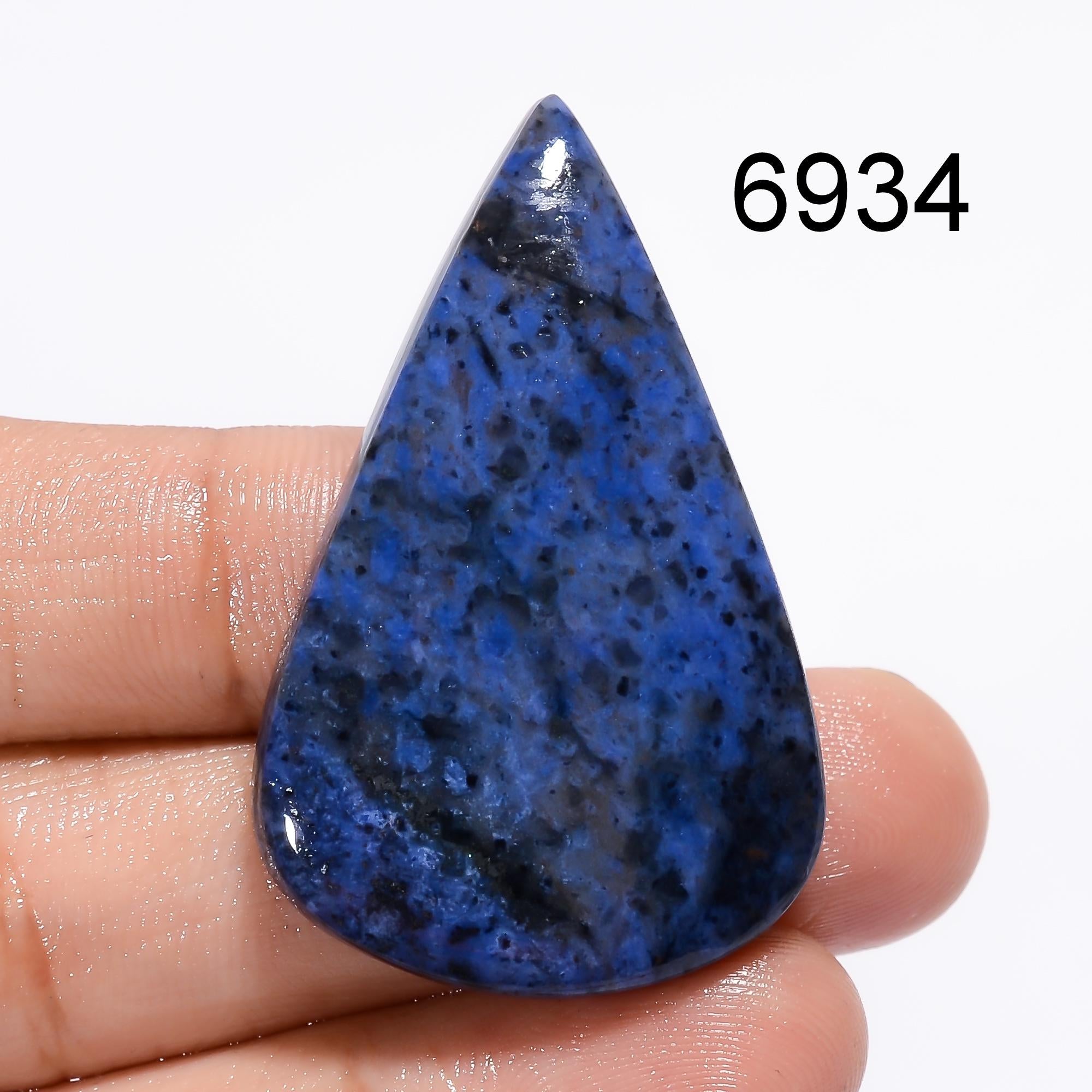 AAA Dumortierite Cabochon, Loose Blue Gemstone Pendant.