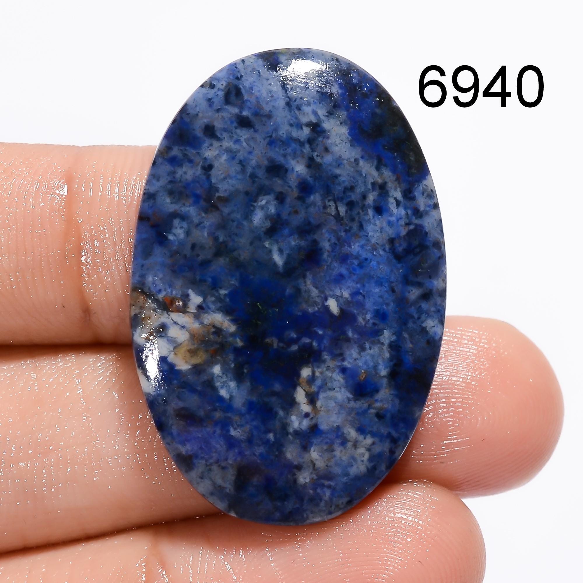 AAA Dumortierite Cabochon, Loose Blue Gemstone Pendant. - image 4
