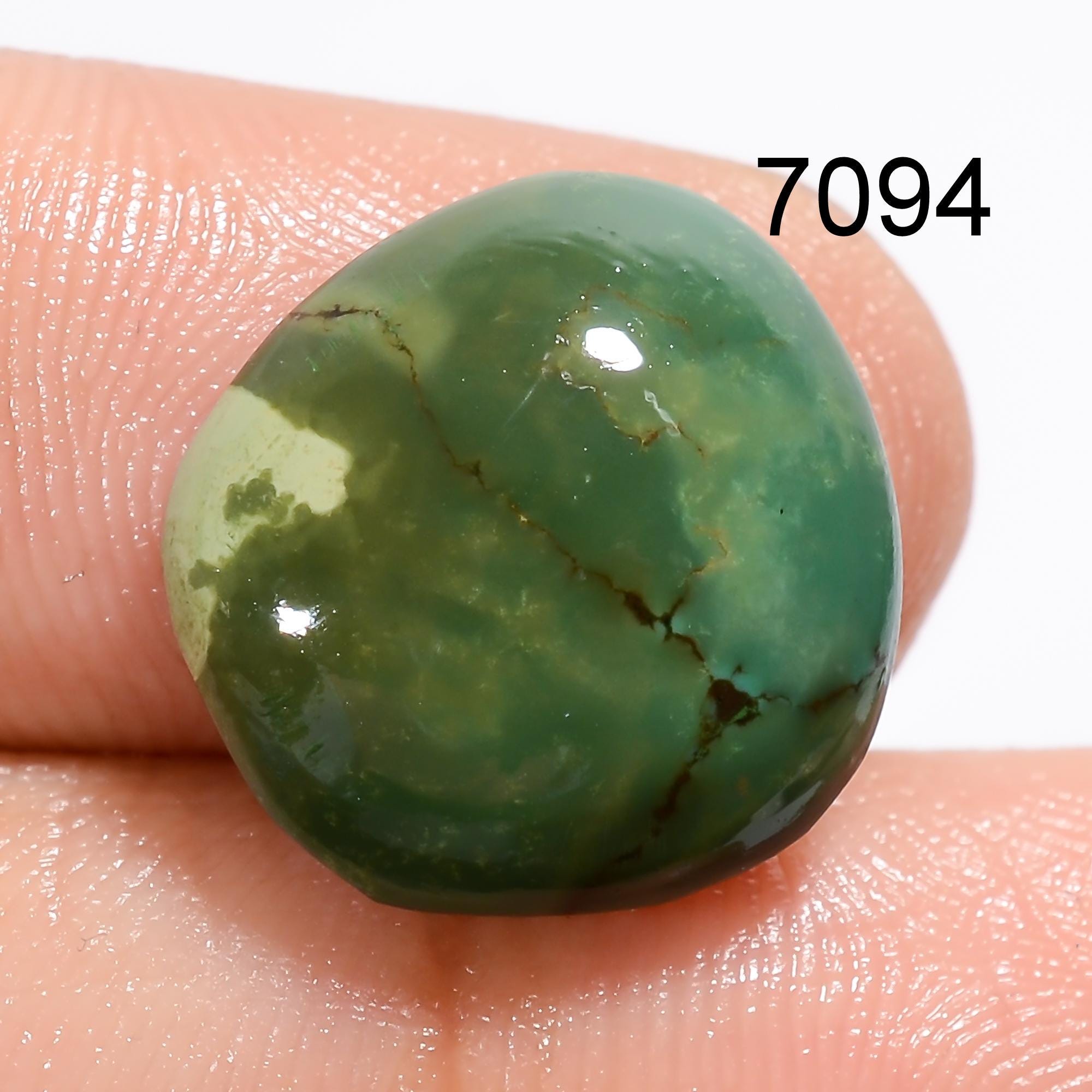 AAA Tibetan Turquoise Cabochon: Natural Gemstone for Jewelry Making