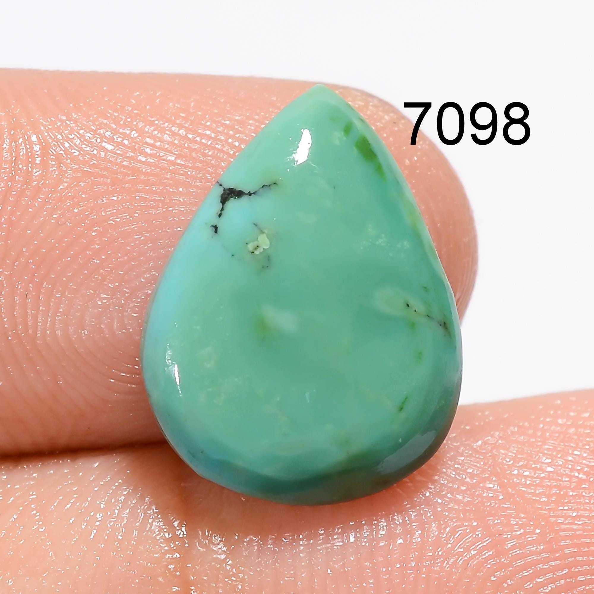 AAA Tibetan Turquoise Cabochon: Natural Gemstone for Jewelry Making - image 5
