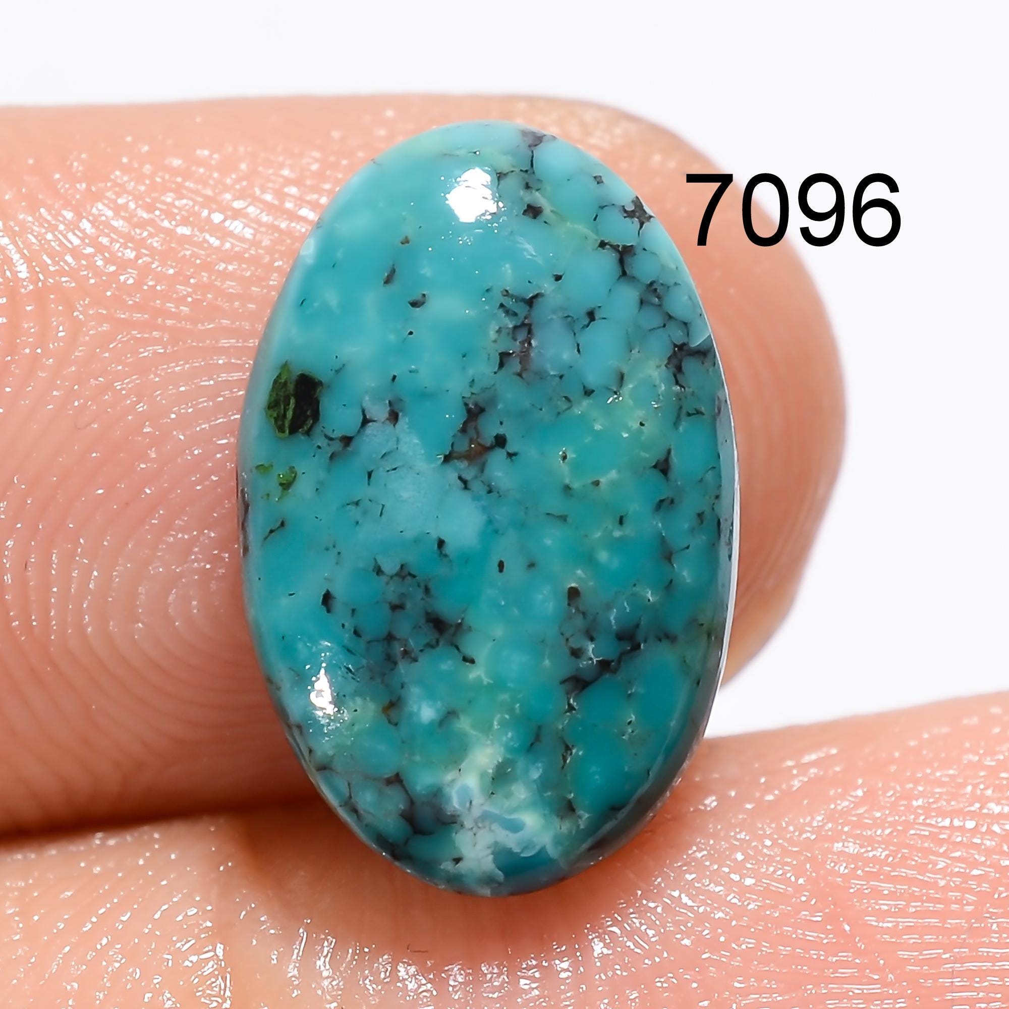 AAA Tibetan Turquoise Cabochon: Natural Gemstone for Jewelry Making - image 3