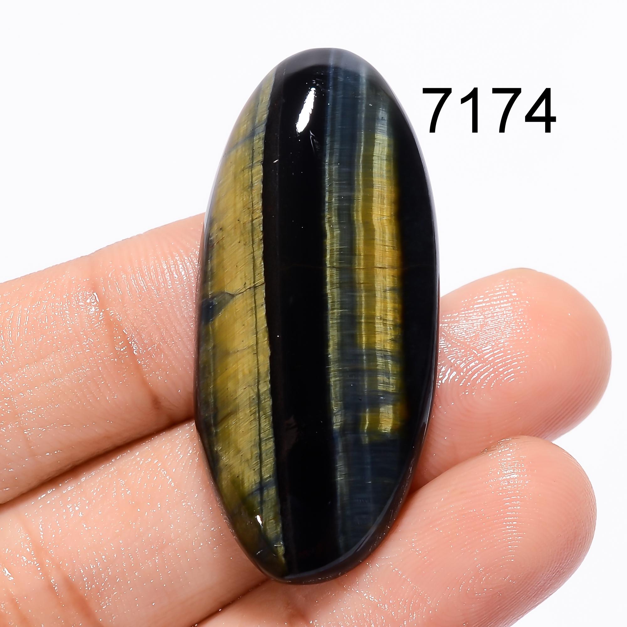 Blue Tiger Eye Gemstone Cabochon, Mix Shape Natural Blue Tiger Eye Cabochon, Loose Tiger Eye For Jewelry Making Supply,  - image 3