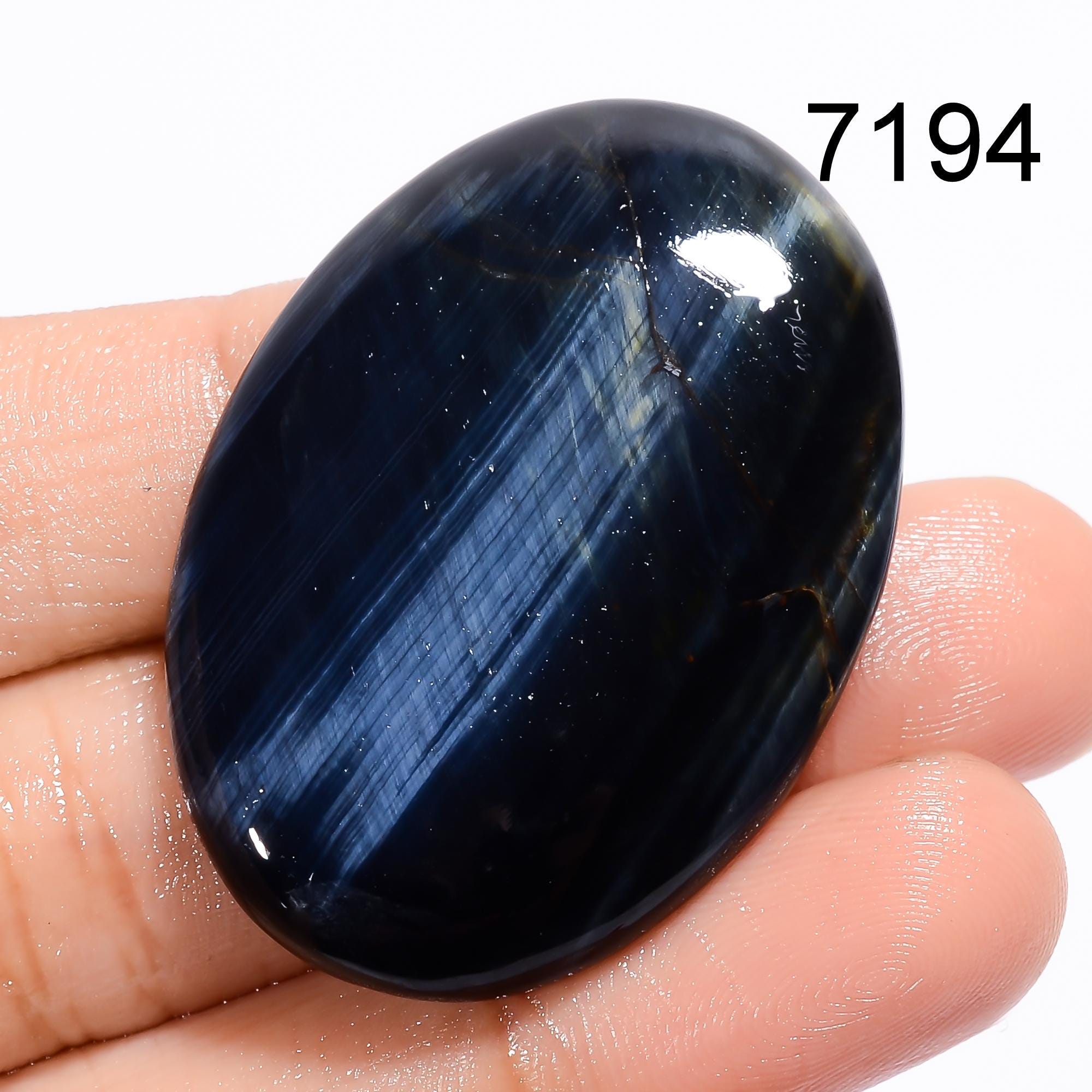 Blue Tiger Eye Gemstone Cabochon, Mix Shape Natural Blue Tiger Eye Cabochon, Loose Tiger Eye For Jewelry Making Supply, 