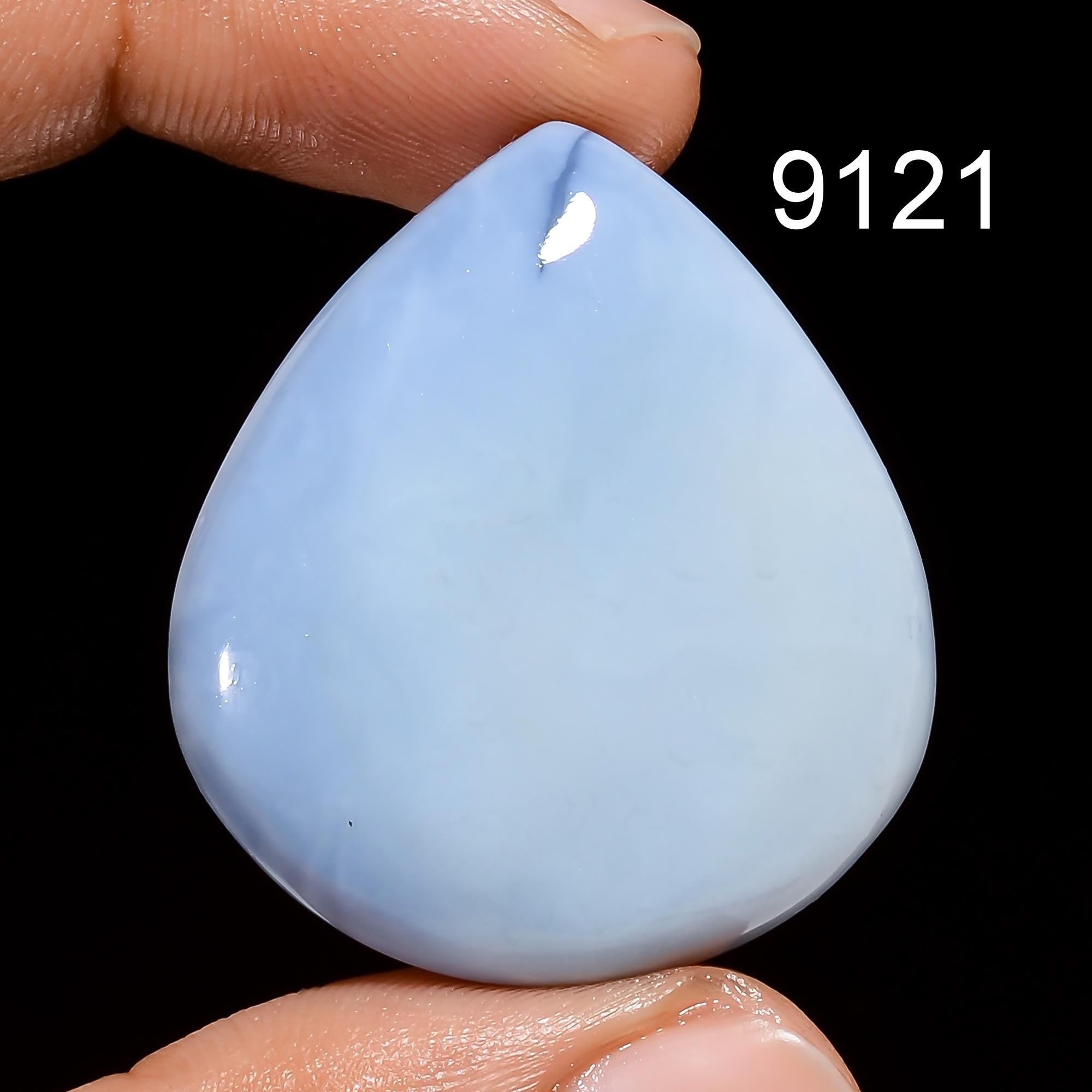 OWYHEE BLUE Opal Gemstone, Wire Wrapping Stone As Seen
