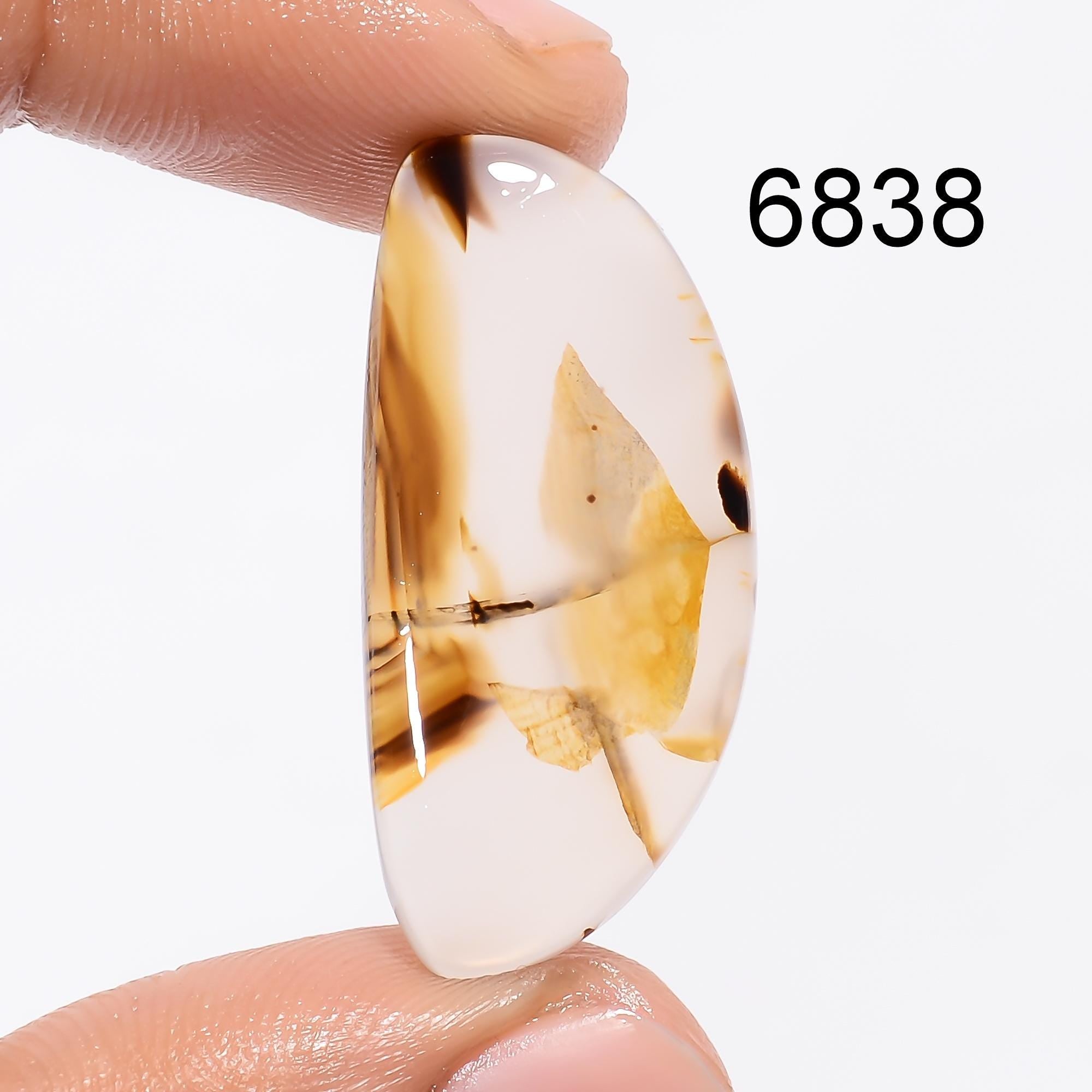 Natural Montana Agate Pendant, Multi Color Gemstone For Jewelry Making - image 2