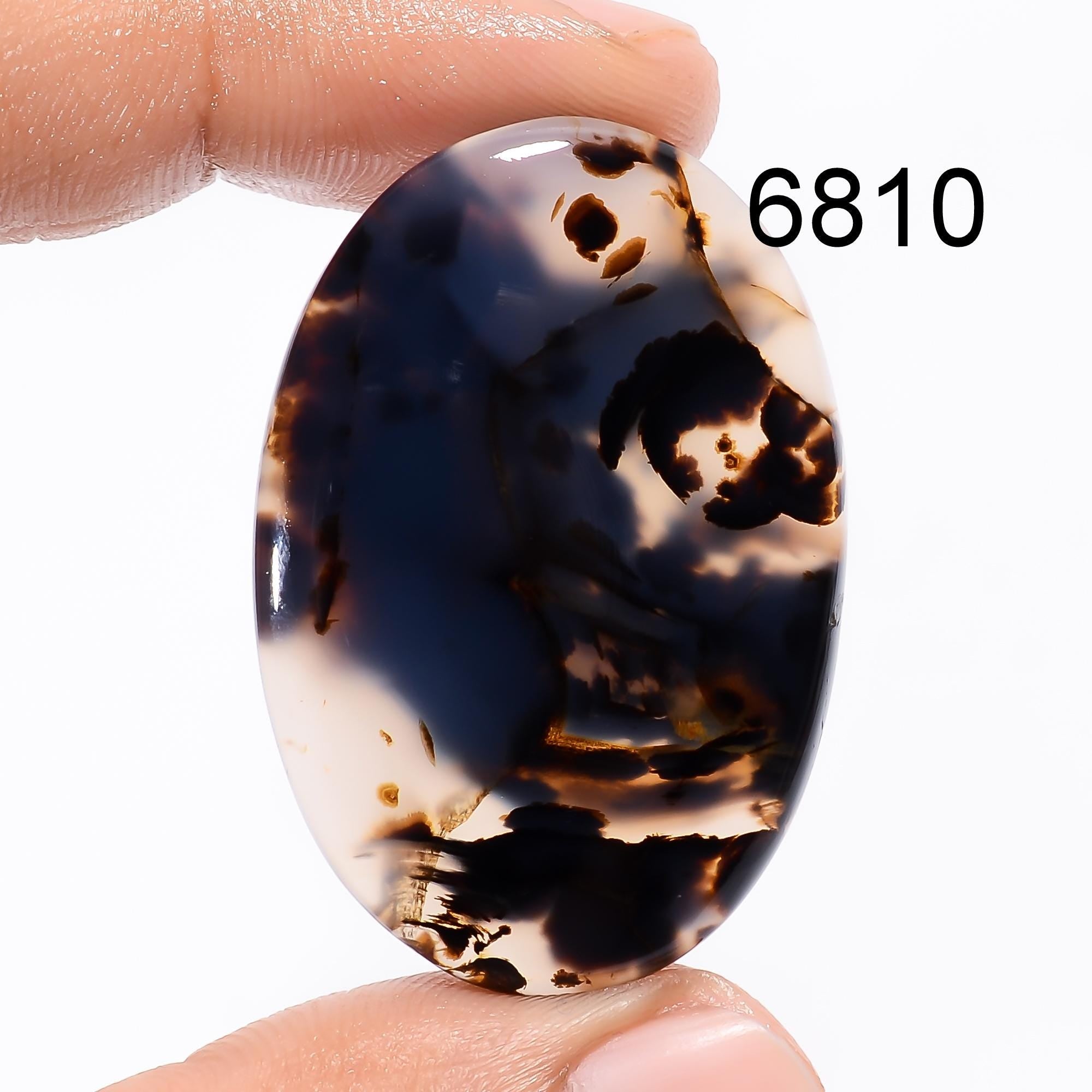 Multi Color Montana Agate Gemstone Cabochon, AAA Quality