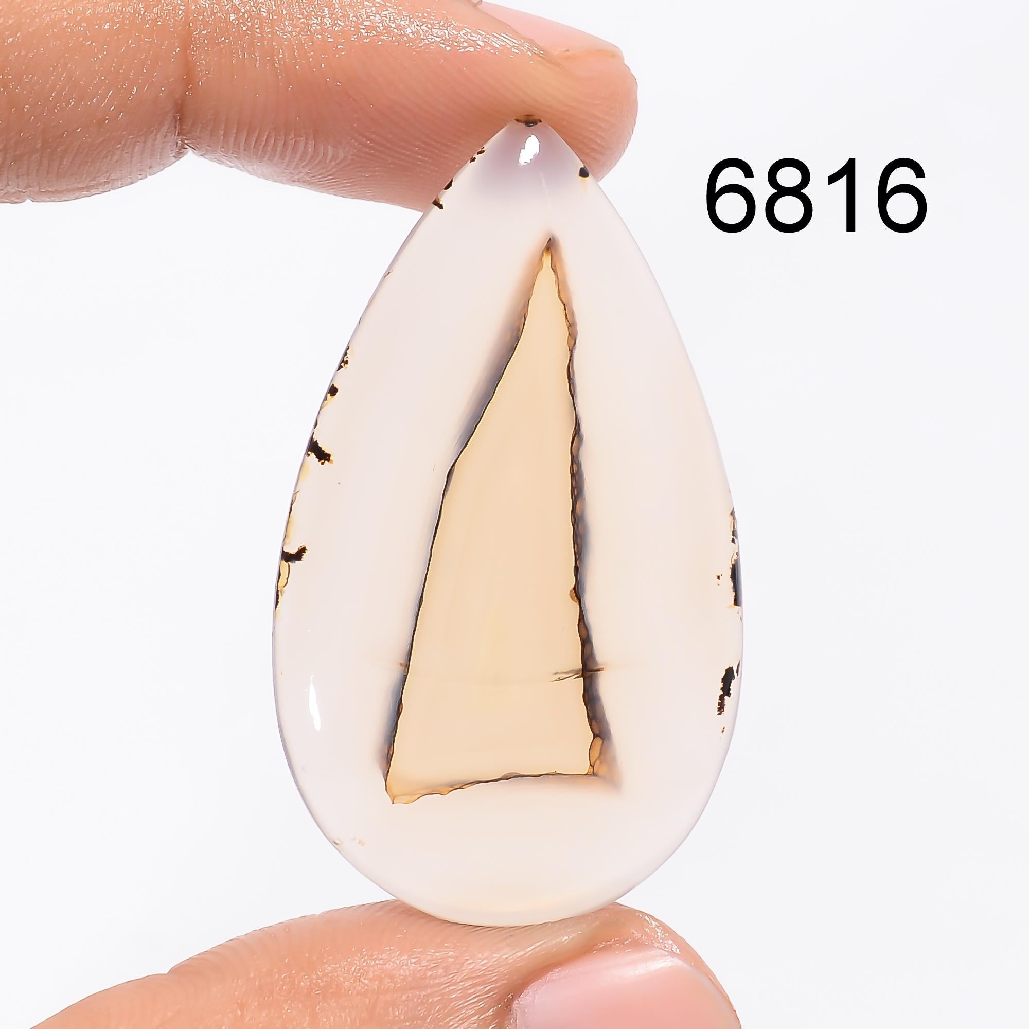 Multi Color Montana Agate Gemstone Cabochon, AAA Quality - image 6