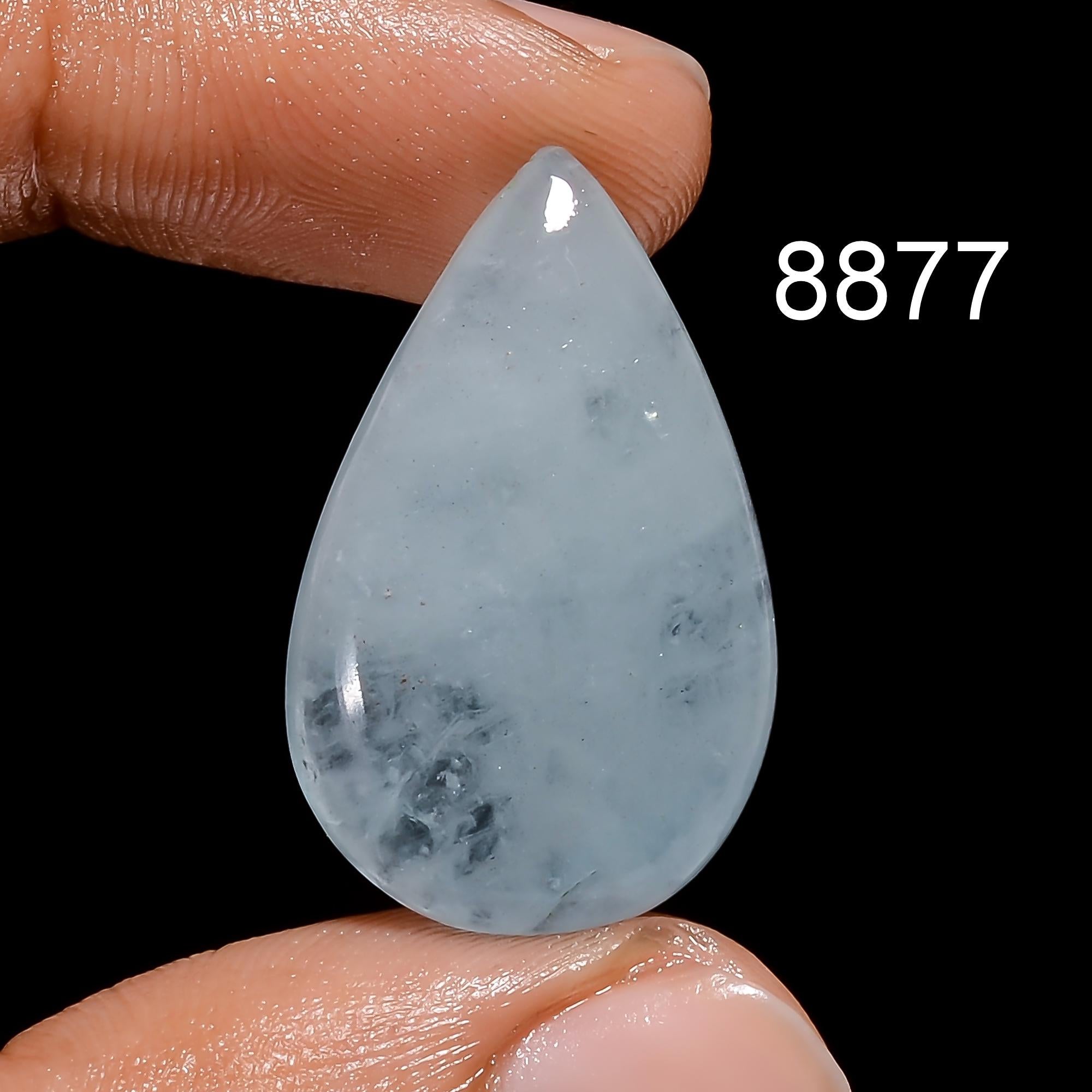 Natural Aquamarine Cabochon Gemstone, Mix Shape Loose Stone. - image 5