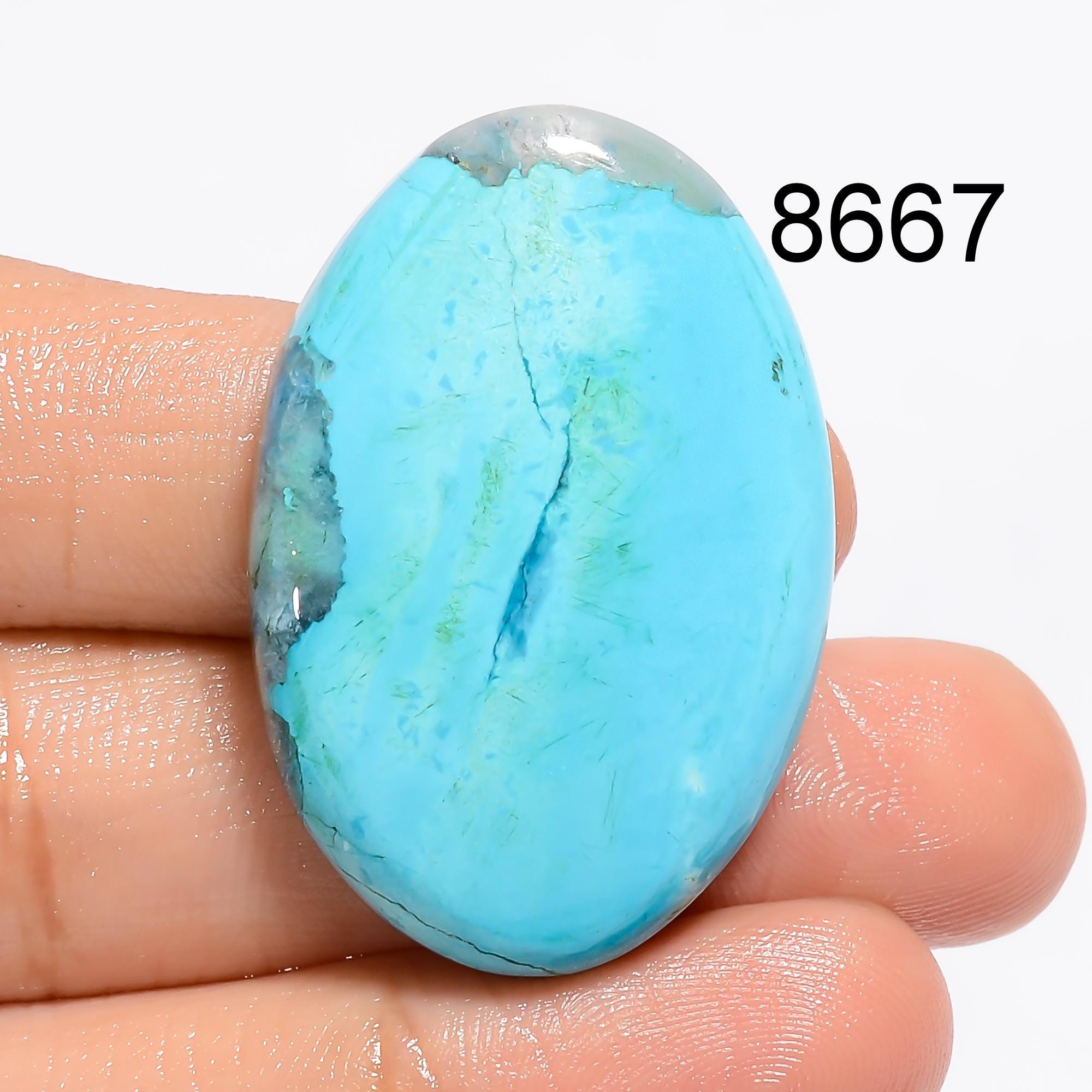 AAA Blue Shattuckite Gemstone Cabochon, Mix Shape Loose Pendant Stone - image 3