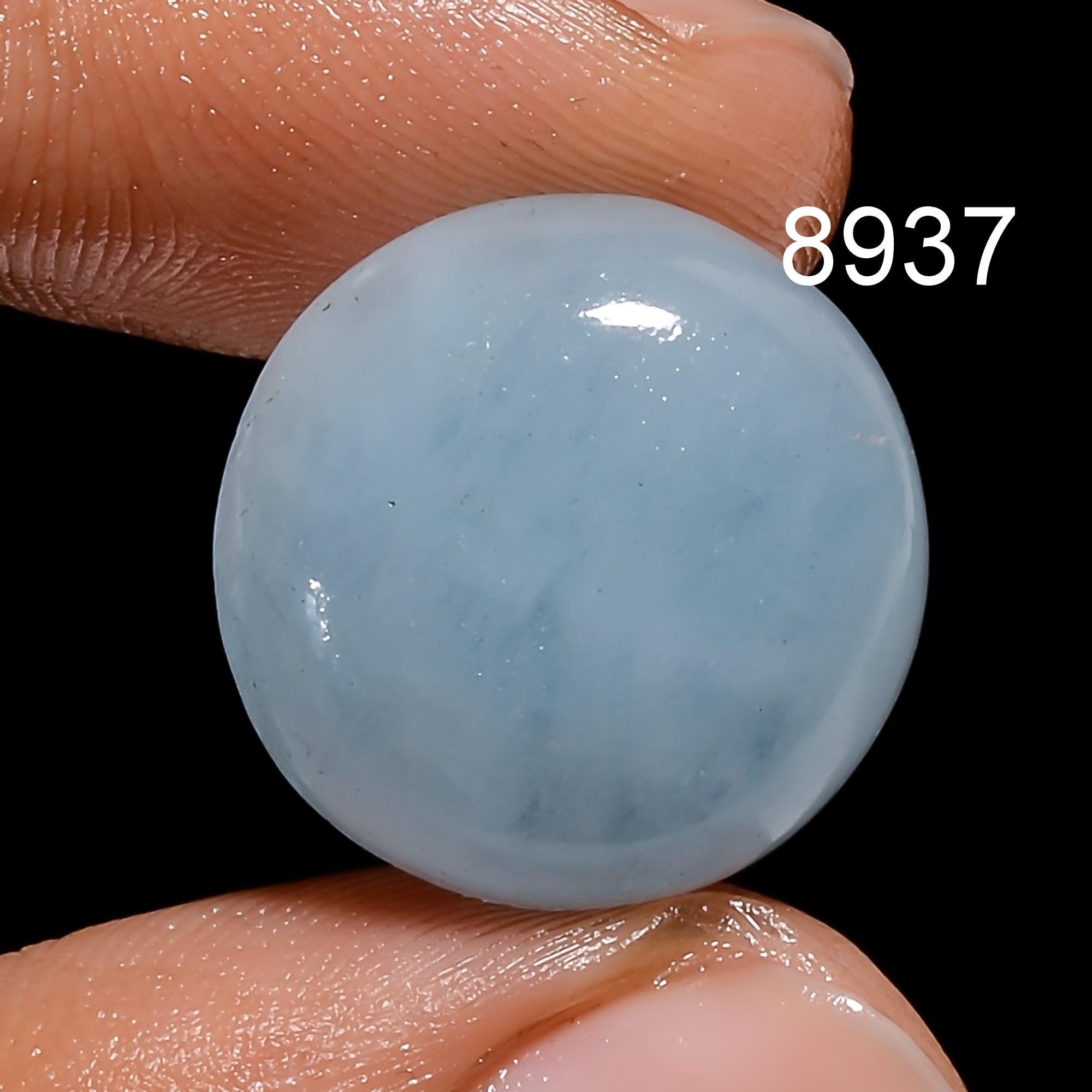 Natural Blue Aquamarine Gemstone, Rare Blue Flashy Aquamarine Cabochon, Blue Aquamarine Loose Gemstone Cabochon For Jewe