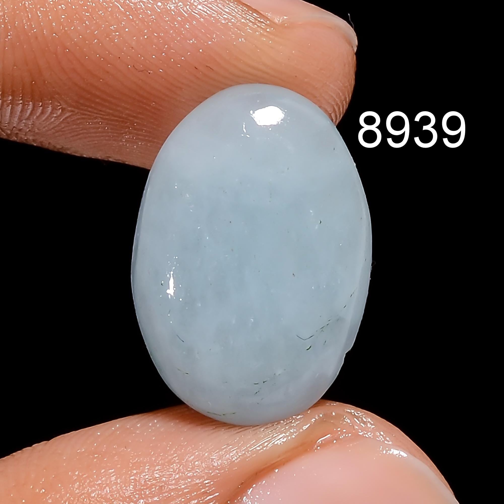 Natural Blue Aquamarine Gemstone, Rare Blue Flashy Aquamarine Cabochon, Blue Aquamarine Loose Gemstone Cabochon For Jewe