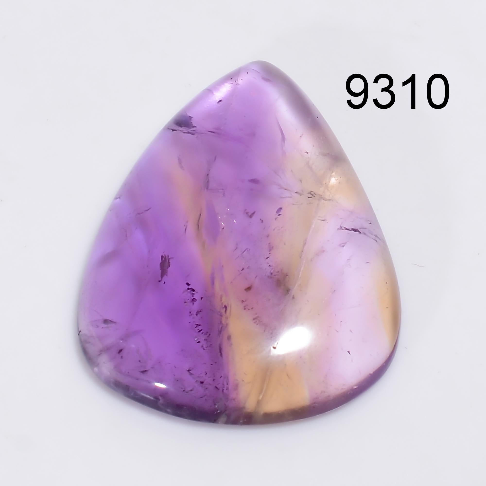 Natural Bio Color Ametrine Cabochon, AAA Pear Shape Loose Gemstone. - image 10