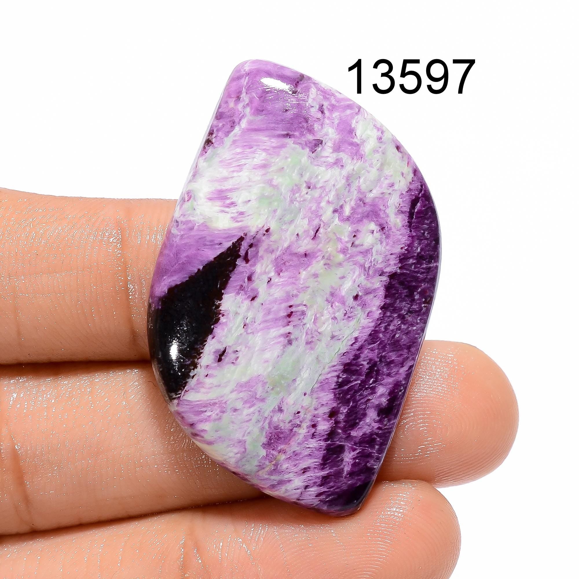 AAA Quality Natural Kemmererite Gemstone Loose Cabochon for Handmade Pendant Jewelry Making Craft Stone