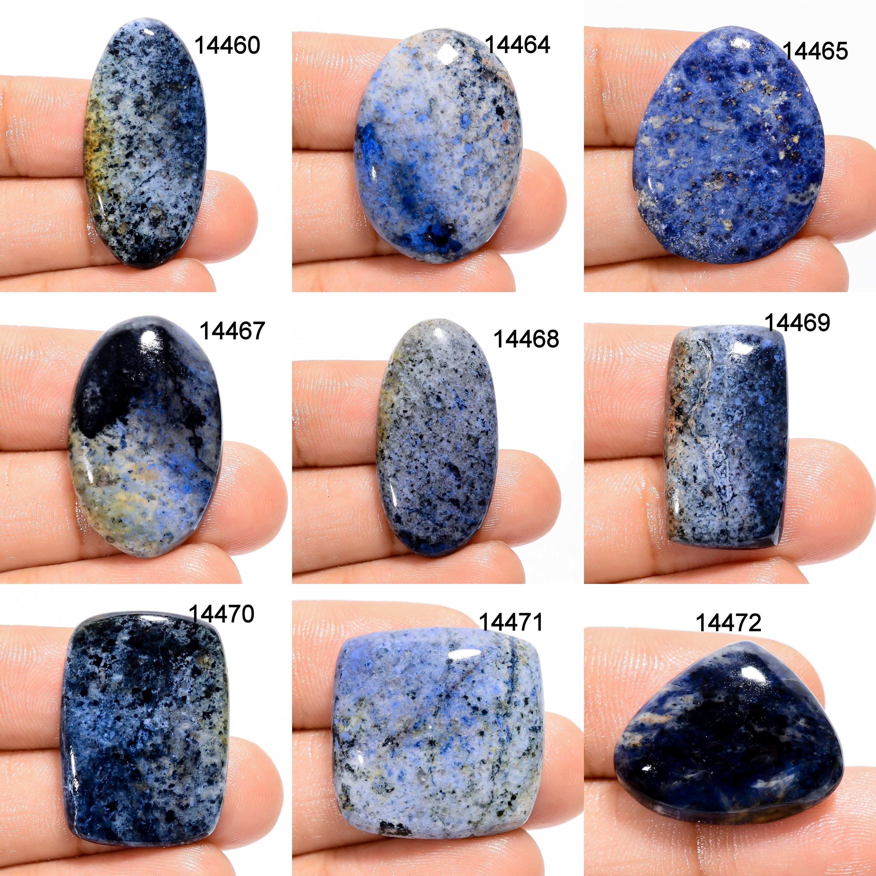AAA Dumortierite Cabochon: Blue Crystal Gemstone Pendant Supply - image 2