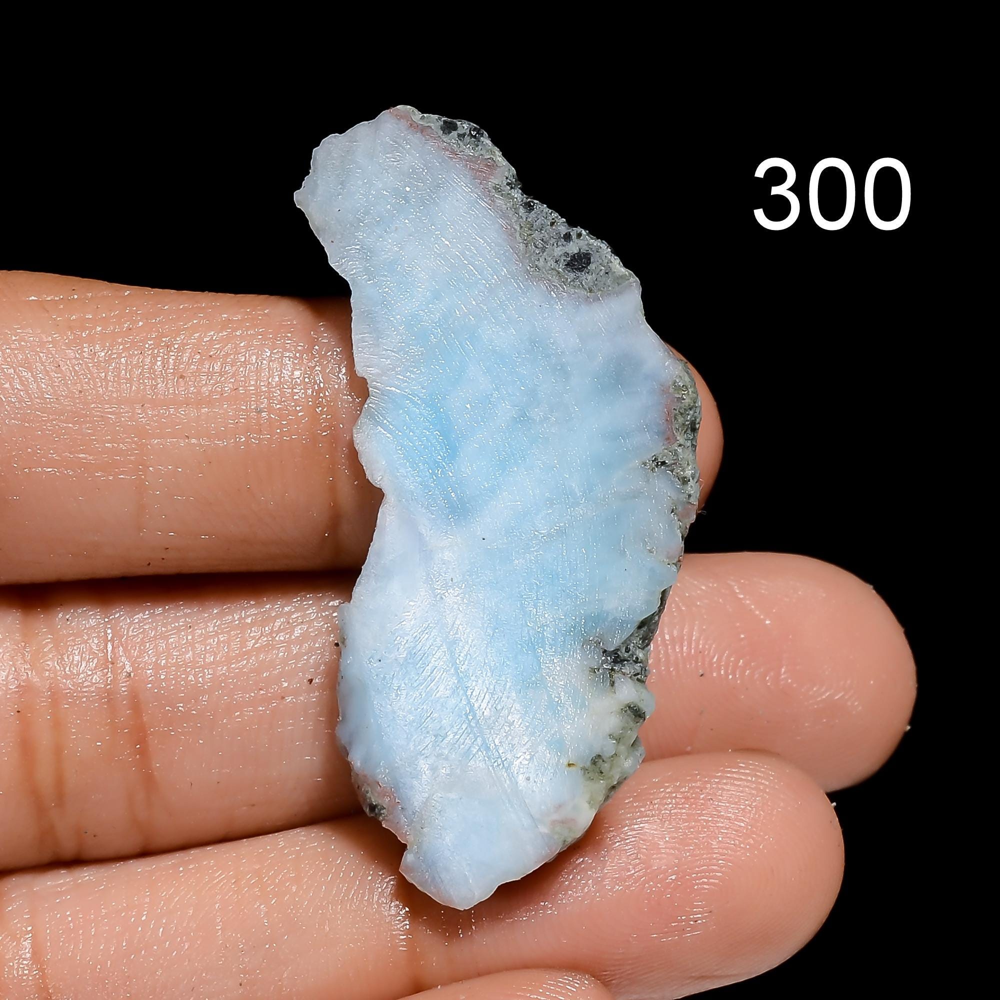 21 Cts to 74.5 Cts Natural Blue Larimar Raw Gemstone